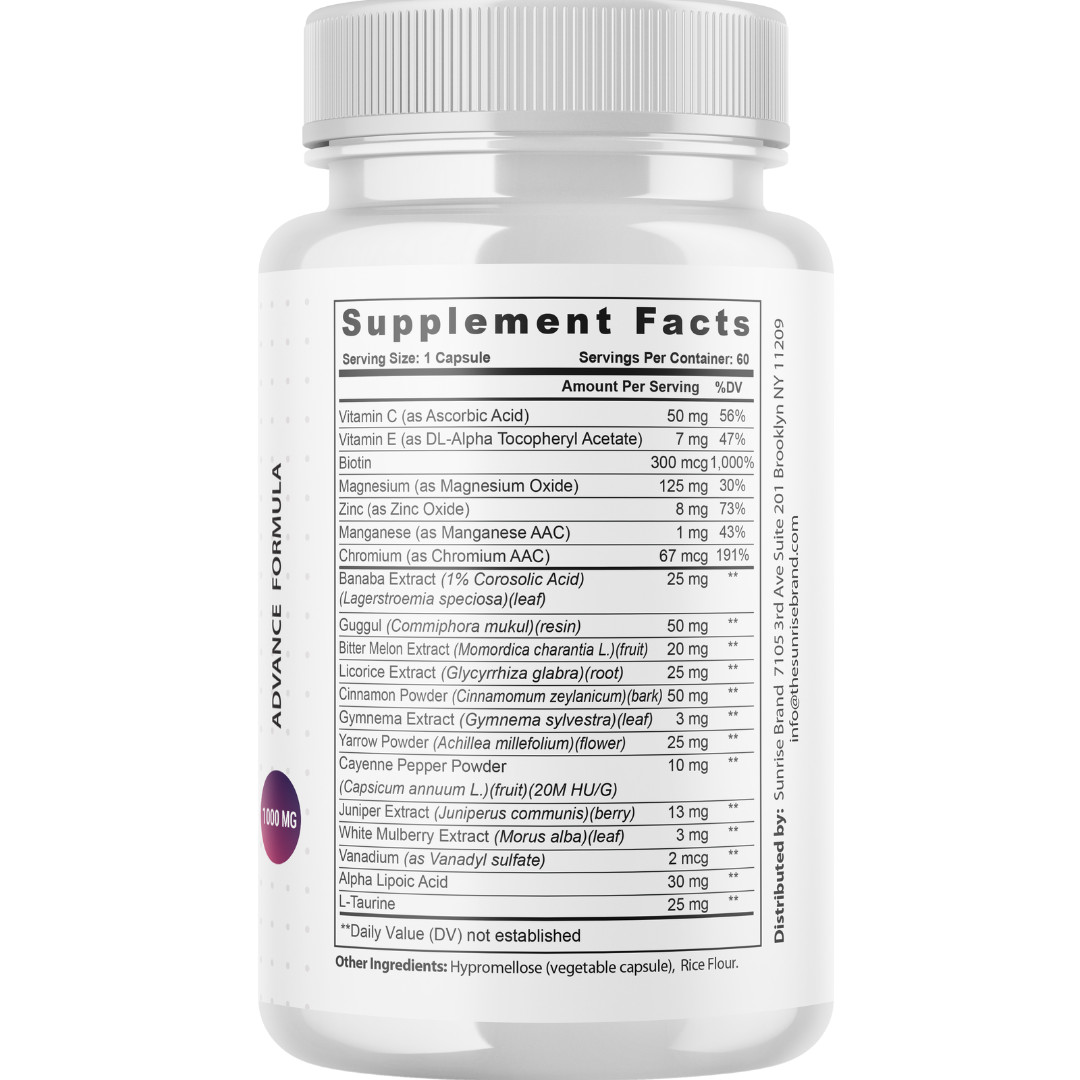 Boostify Glyco Optimizer Blood Balance Support Supplement Genuine 5 Bottles