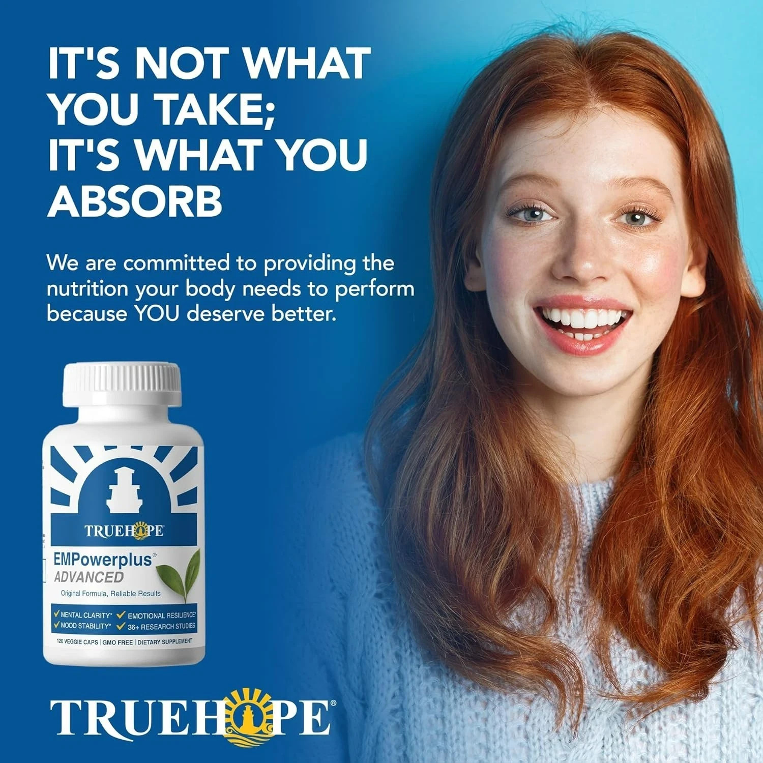 Truehope EMPowerplus Advanced Multivitamin for Women and Men – 120 Capsules