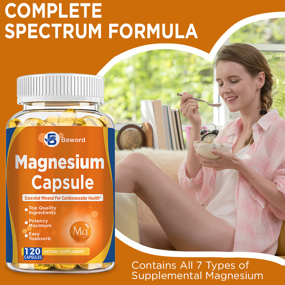 Magnesium Glycinate 500mg 240 Pills Sleep Support, Stress Relief & Bone Care