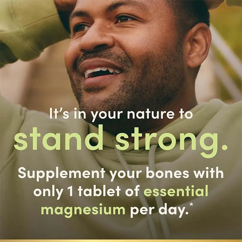 High Potency Magnesium 240pcs,Promotes Cell Growth,Supports Bone & Muscle Health