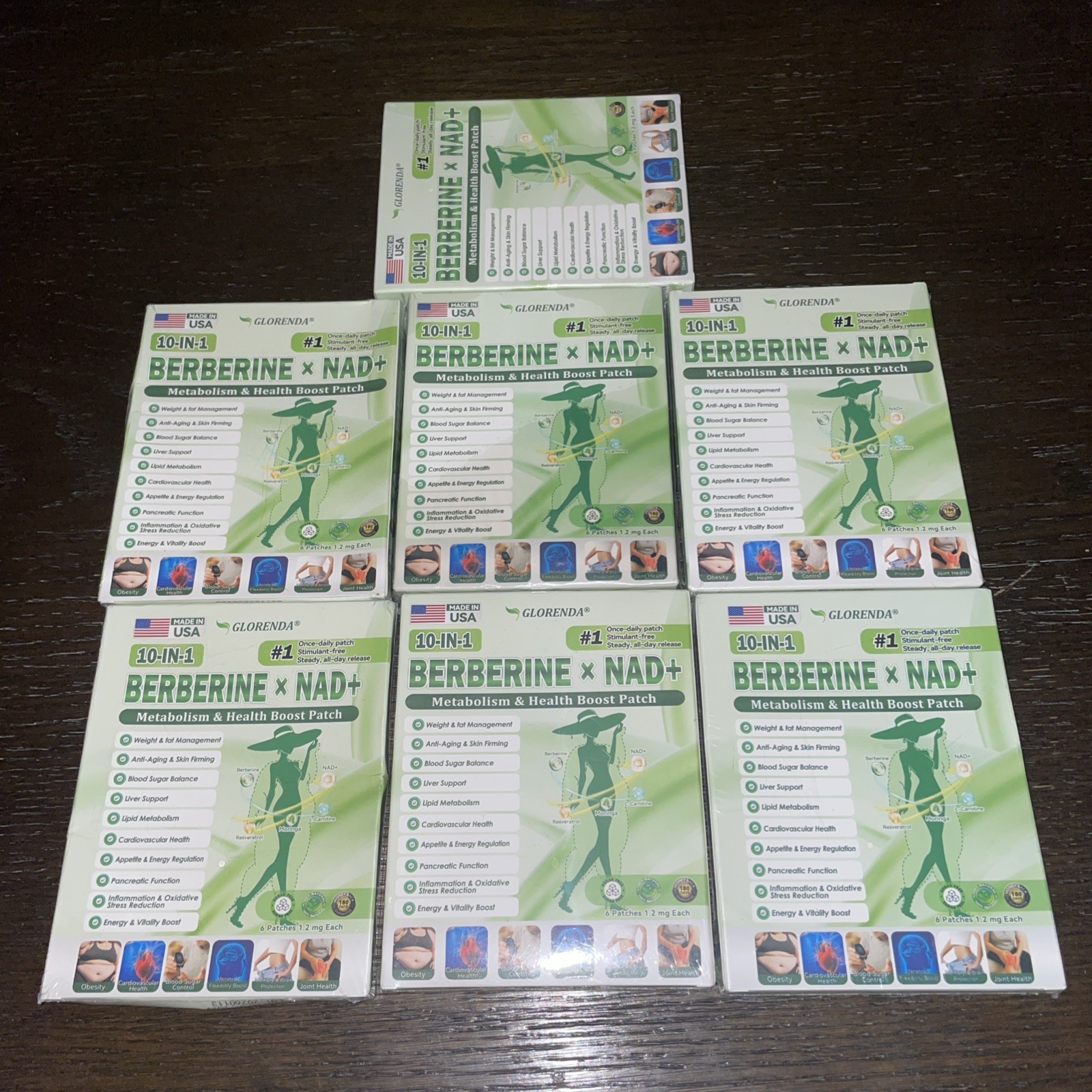 (7) Moringa Berberine x NAD+ 10-in-1 Advanced Nano Microneedle Patch 42ct 2029