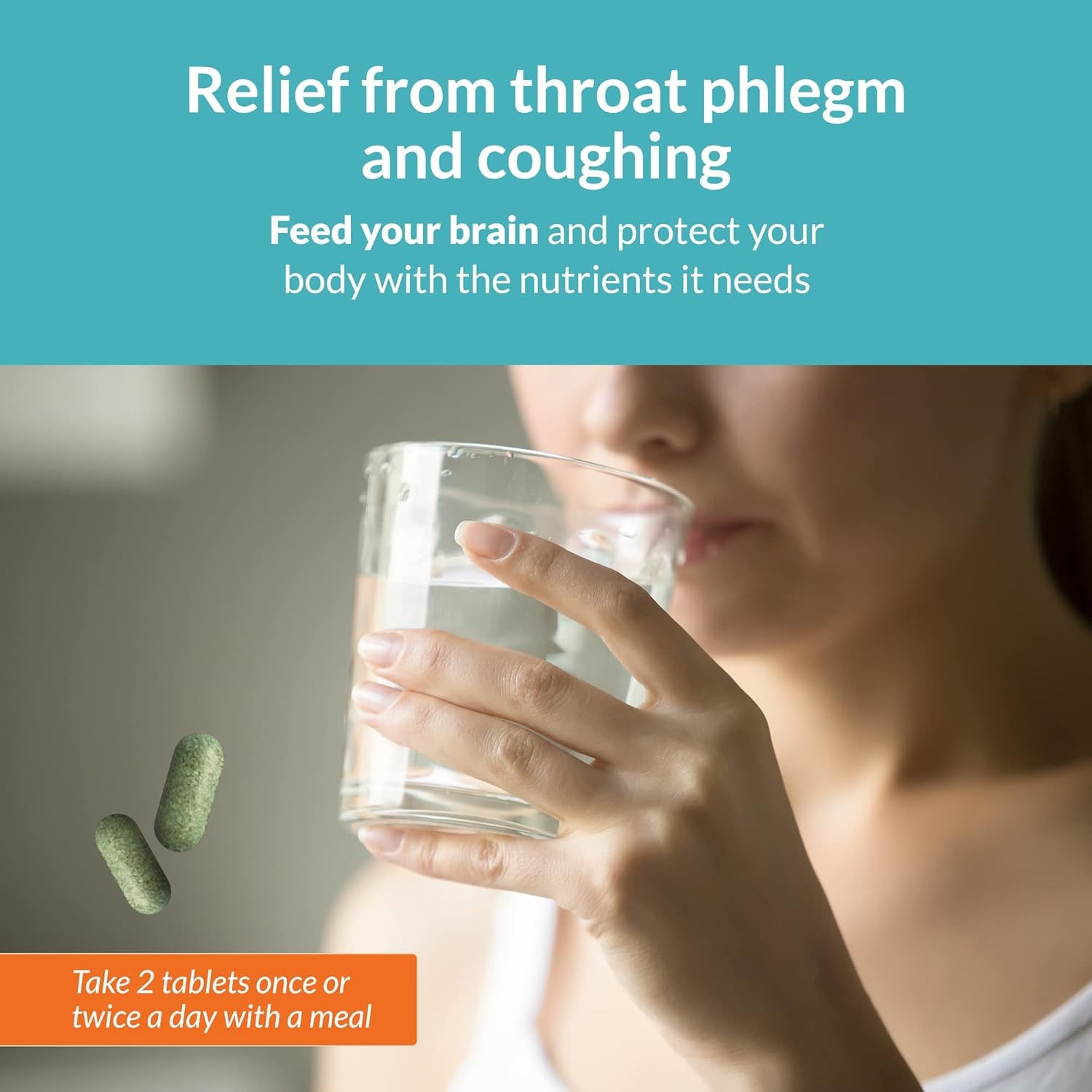 SANE MD Vitaae – Throat Phlegm, Coughing, and Brain Support – 15-Day Quick…