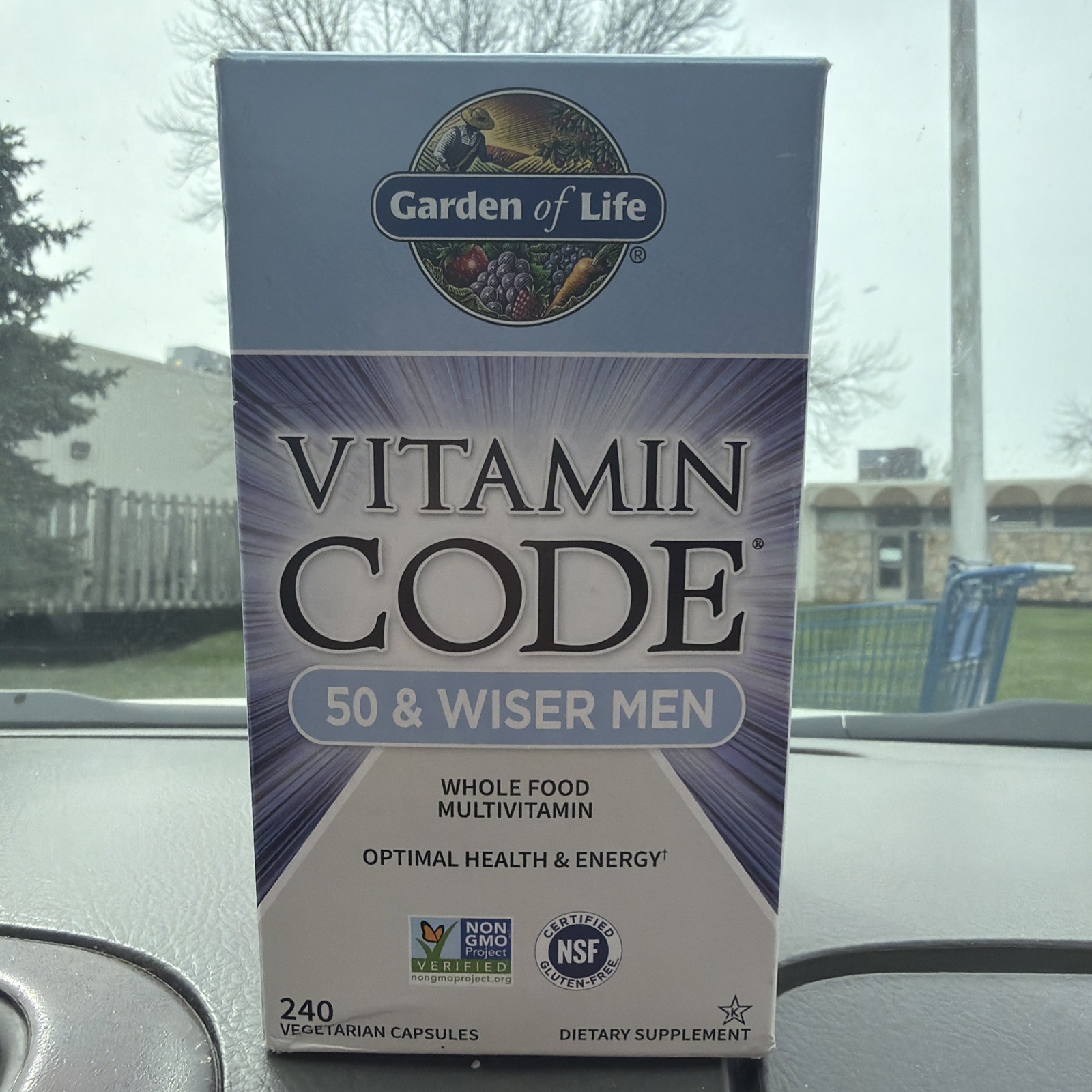 NEW Garden of Life Vitamin Code 50 & Wiser Men Multivitamin 240ct EXP05/2026+