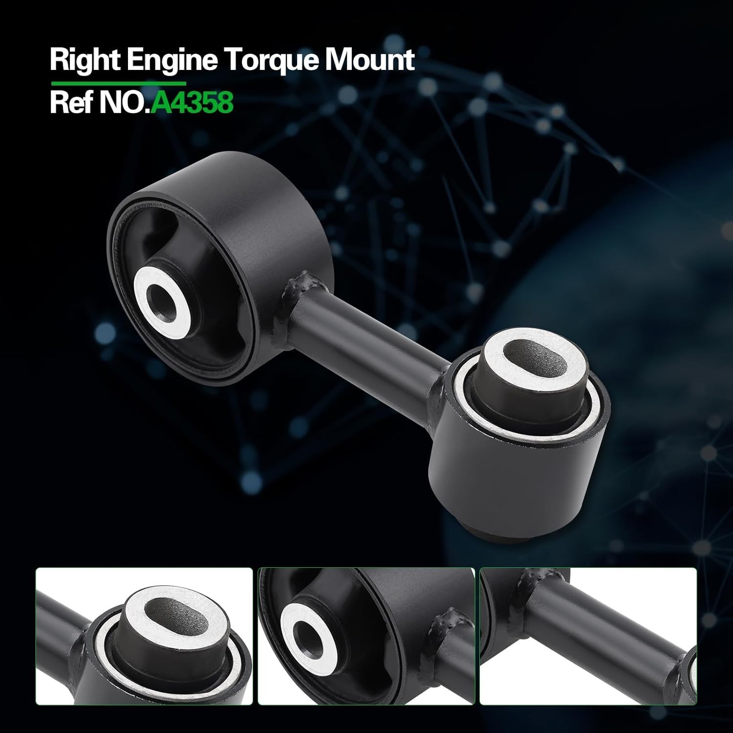 Engine Motor and Trans Mount Kit Compatible with NV200 2013-2021 & City Express
