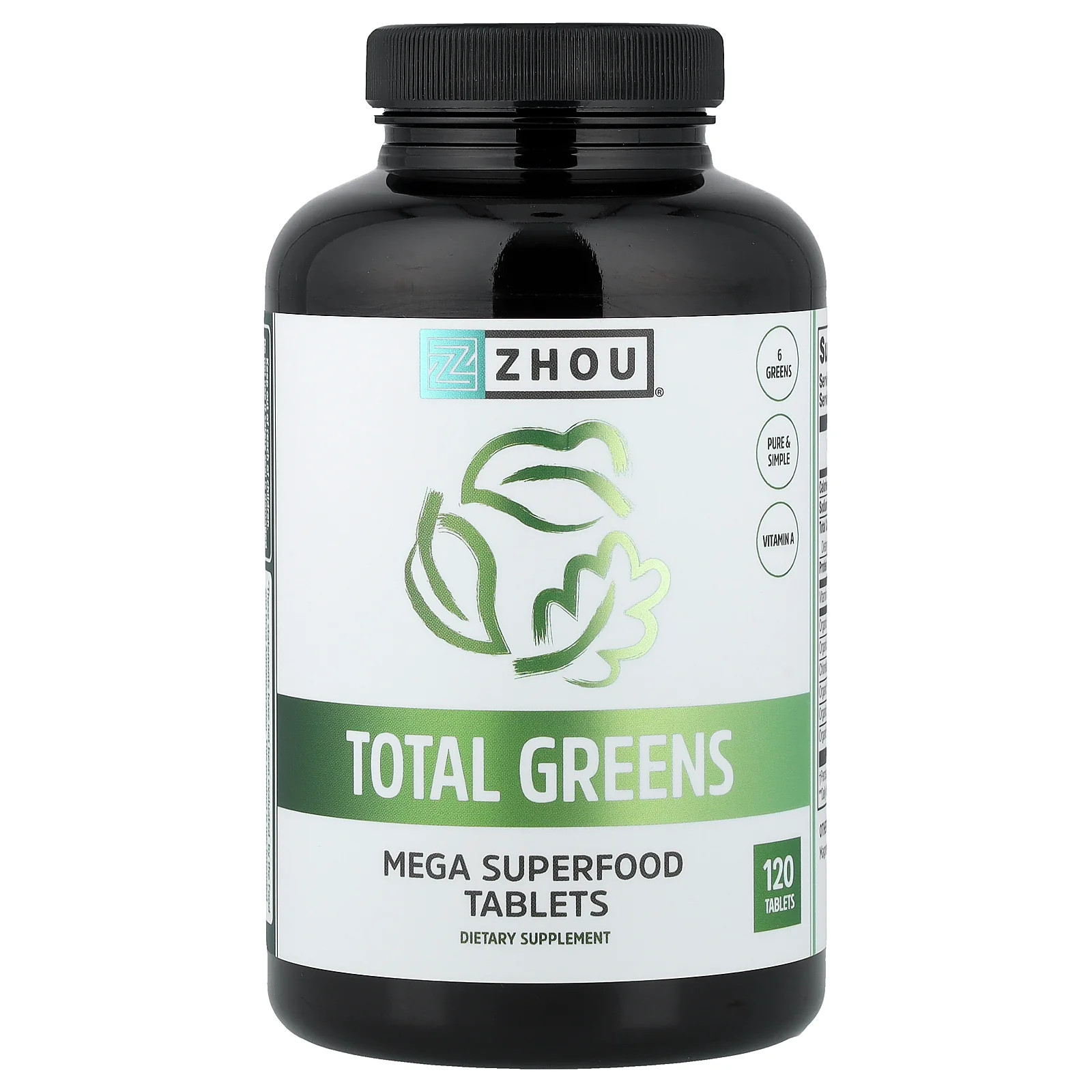 2 X Zhou Nutrition, Total Greens, 120 Tablets