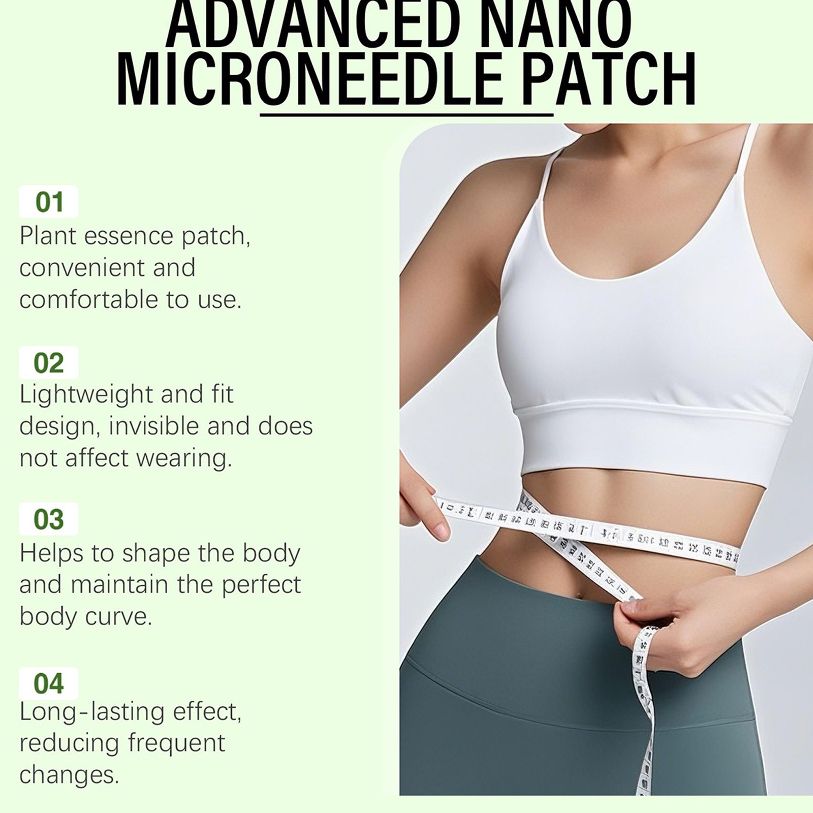 10-IN-1 Advanced Moringa Berberine Nano Microneedle Fat Burner Patch 7pcs Box