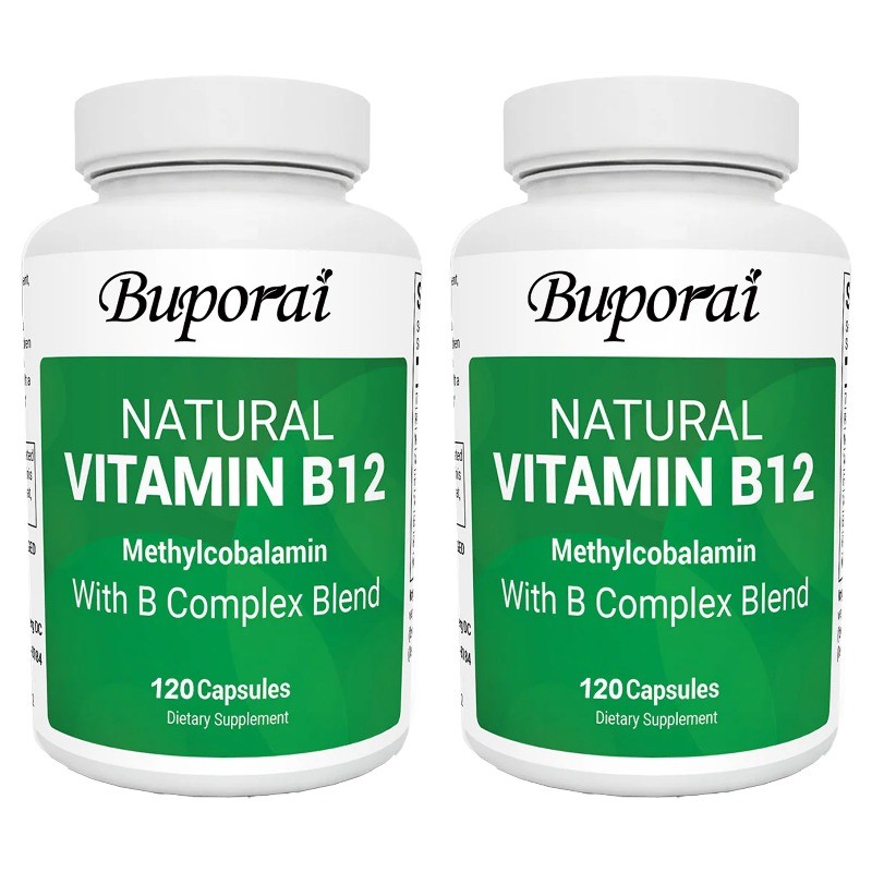 Vitamin B12 with B Complex Blend 240pcs, Brain Health, Improve Mental Clarity