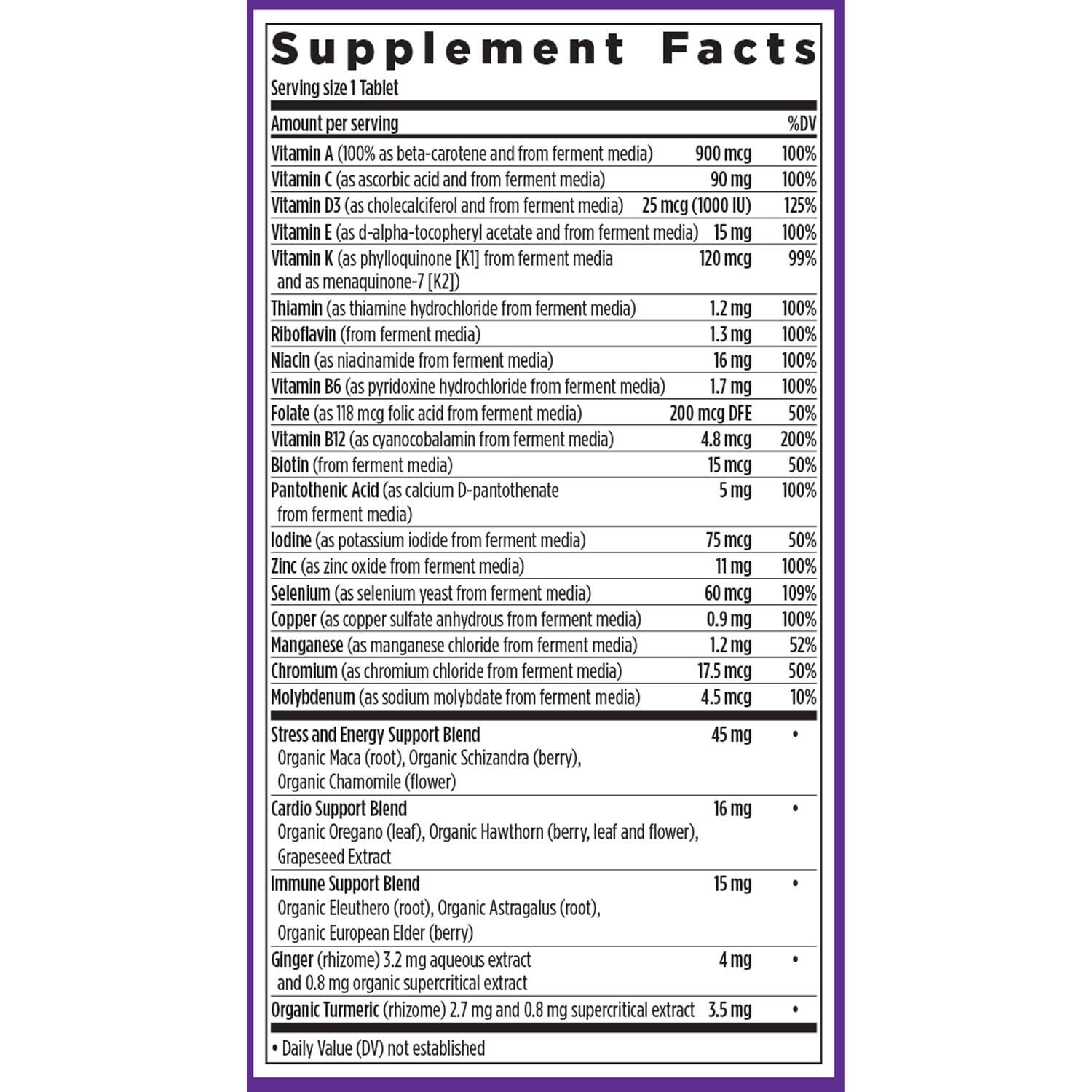 6/2026 New Chapter Men’s Multivitamin for Immune, Stress, Heart + Energy Support