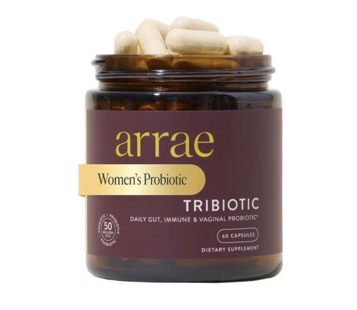 (2 Pack)Arrae Tribiotic Daily Gut, Skin & Vaginal Support Supplements