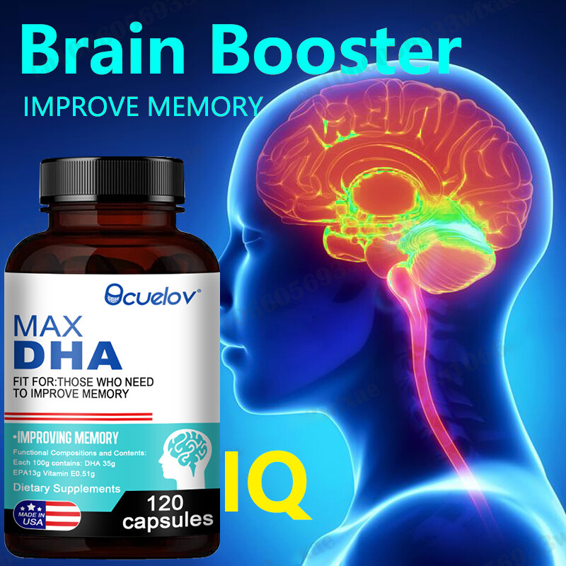Max DHA Contains EPA ,Supports Healthy Brain,lmproving Memory 130/60/120Softgels