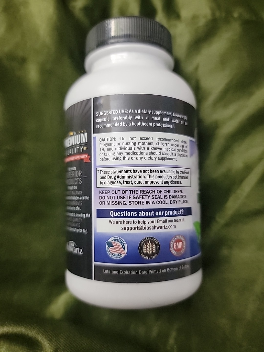 BioSchwartz Sambucus Elderberry Capsules with Zinc & Vitamin C – 60 Count