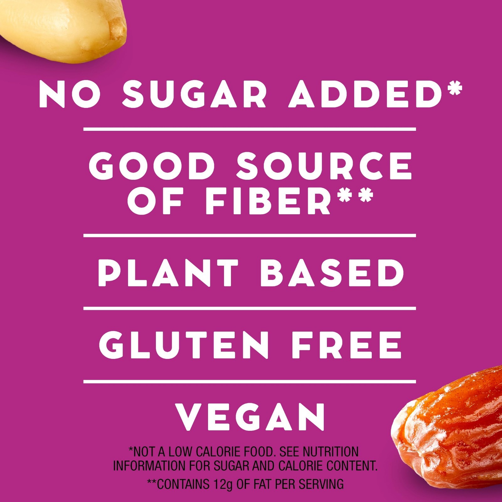 Peanut Butter Cookie Fruit & Nut Bars – Gluten Free, Vegan, 16 Count, 27.2 oz