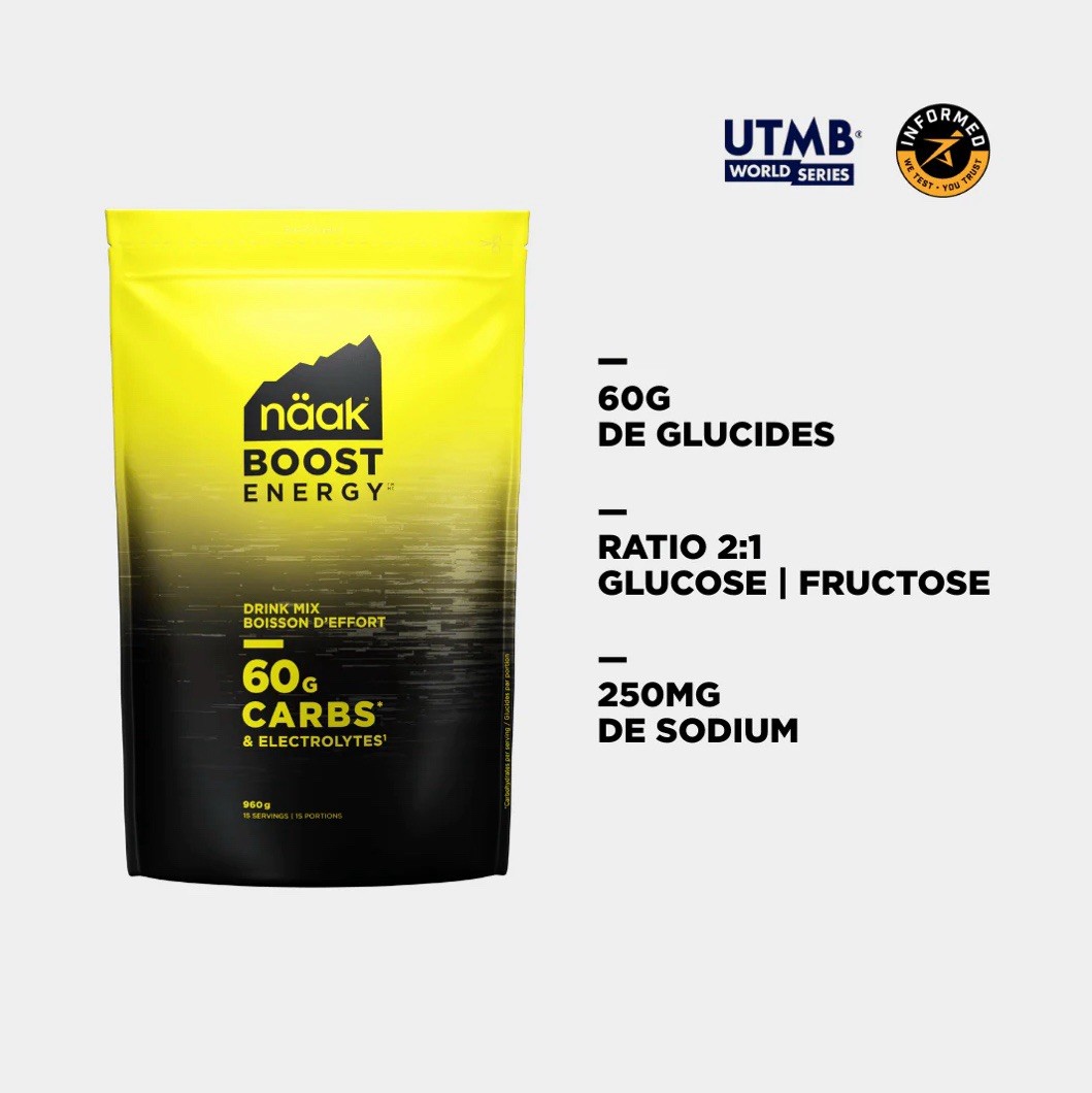 Naak BOOST Energy Drink mix 960gr | 33.8 oz Neutral Flavour