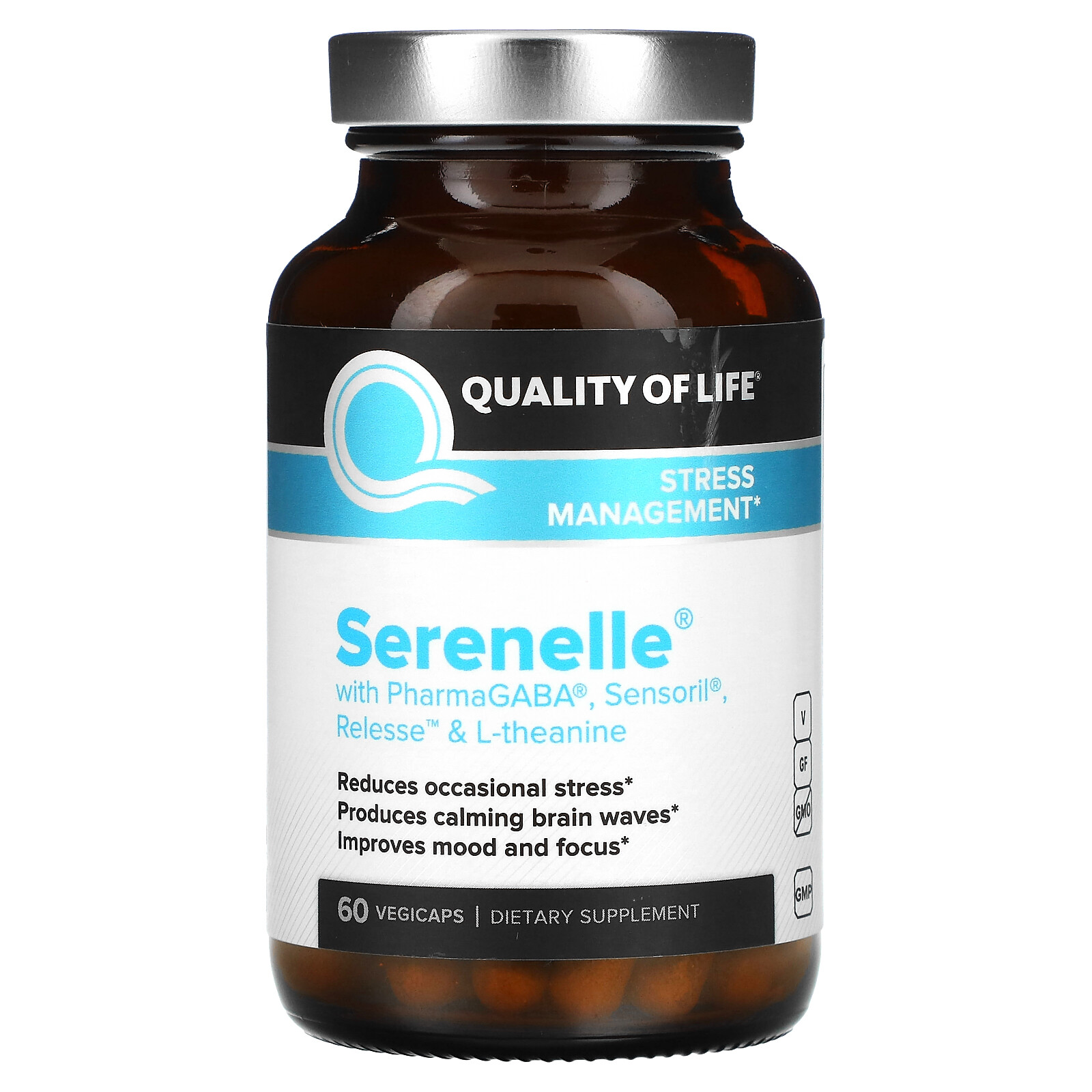 Serenelle, Stress Management, 60 VegiCaps