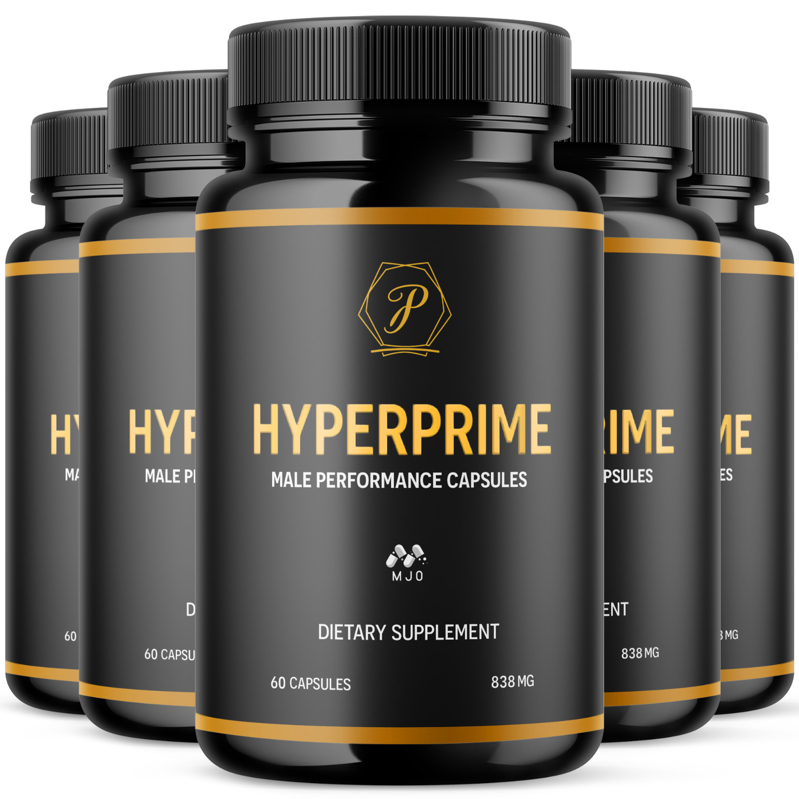 (5 Pack) Hyperprime Advanced Male Health Support vitamin Supplement 300 Capsules