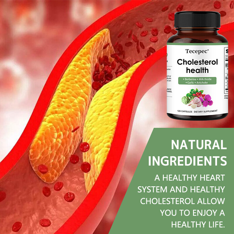 Cholesterol Health – Support Healthy Cholesterol Levels and Natural Heart Health