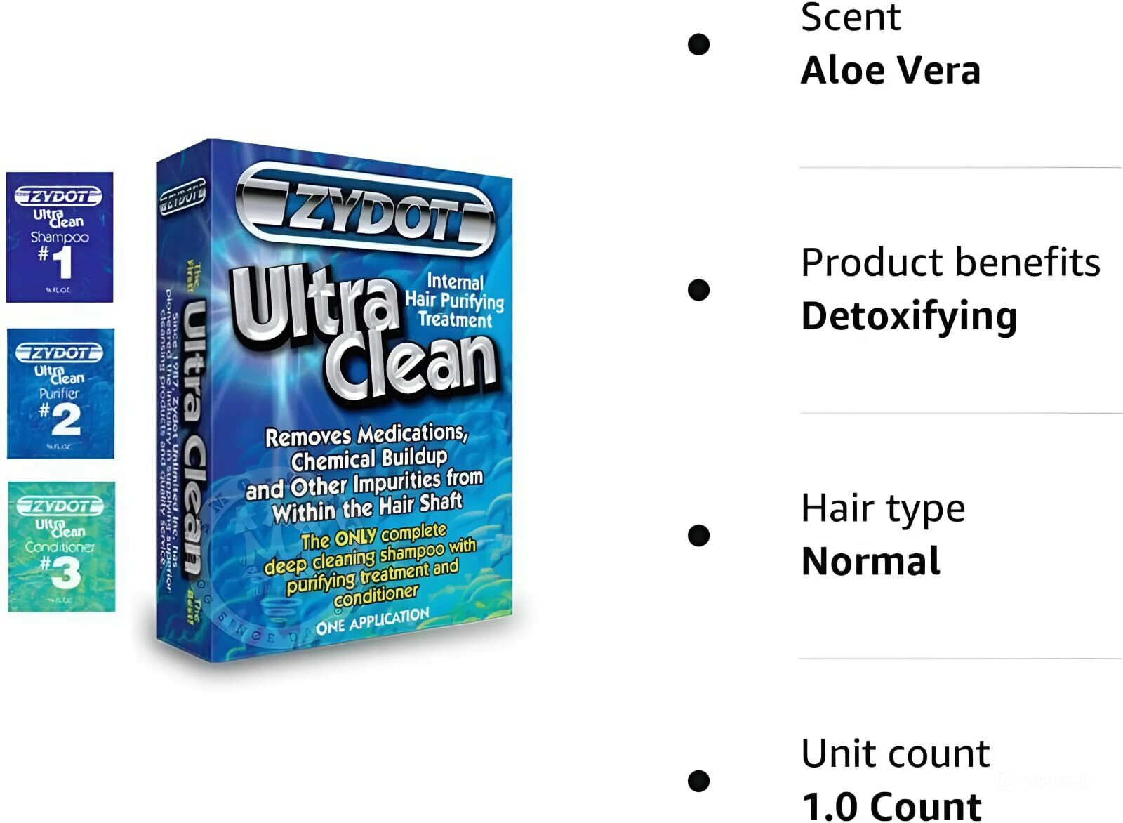 Zydot Ultra Clean Shampoo 0.31 Fl Oz Pack of 26 Cost Effective Money Back Gua…