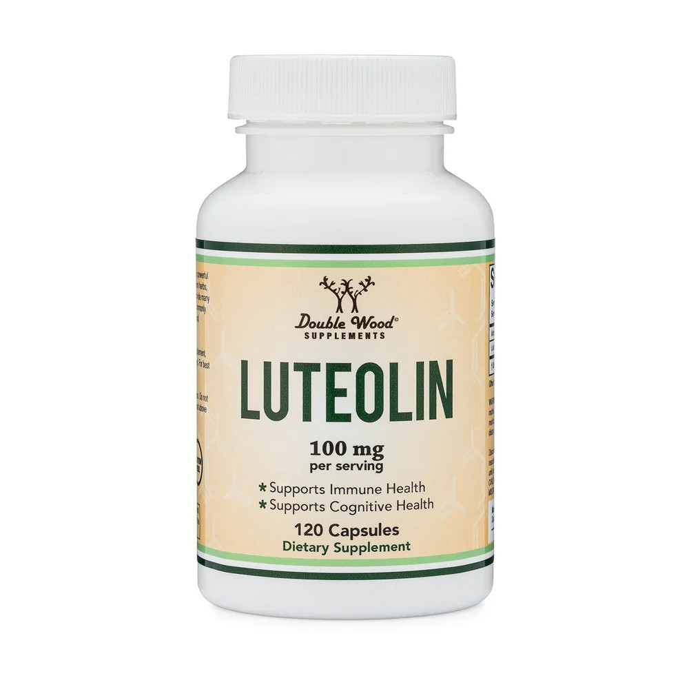2 X Double Wood Supplements, Luteolin, 120 Capsules (50 mg per Capsule)