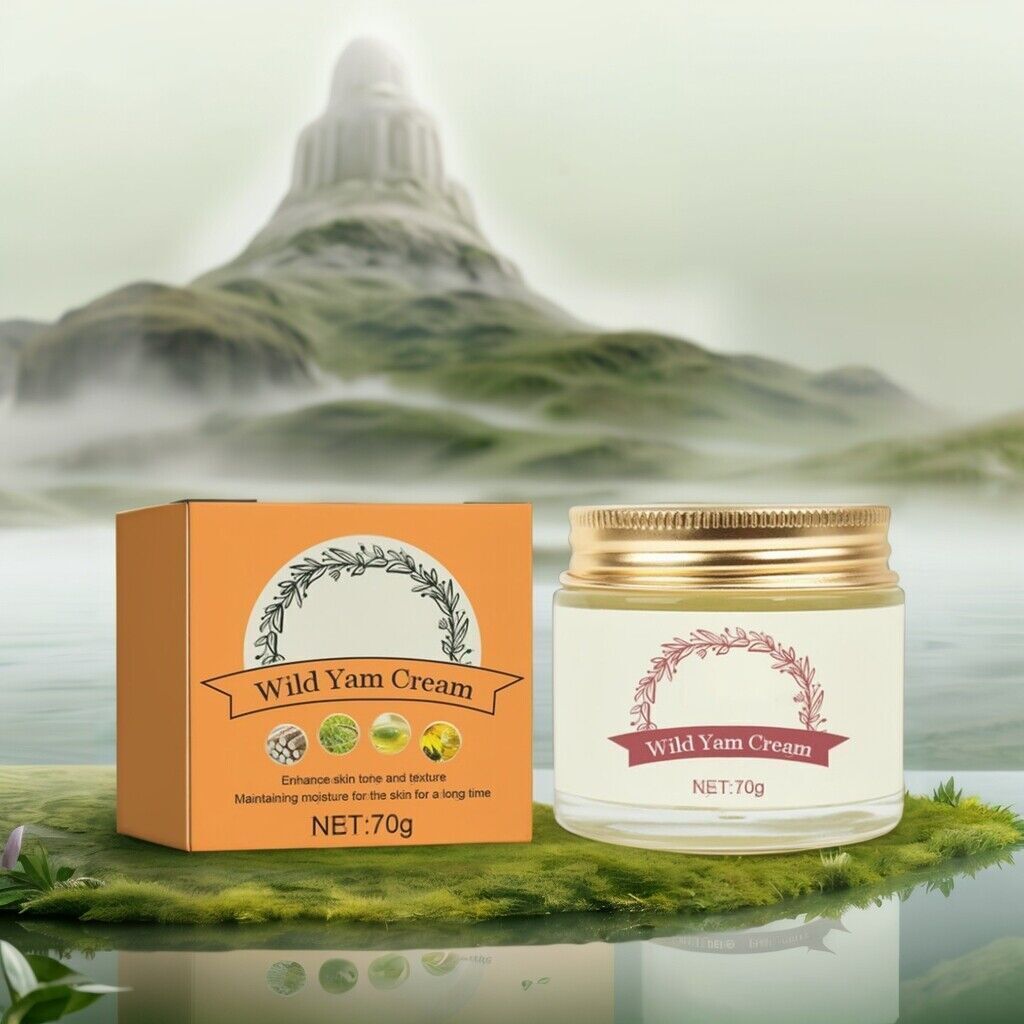 70g Wild-Yam Cream – Hormonal For Support Balance Perimenopause Menopause L3B7