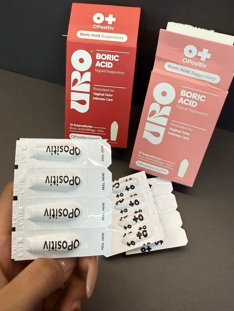 URO – Boric Acid Vaginal Support Acid & Aloe For Vaginal Odor, 12 Ct