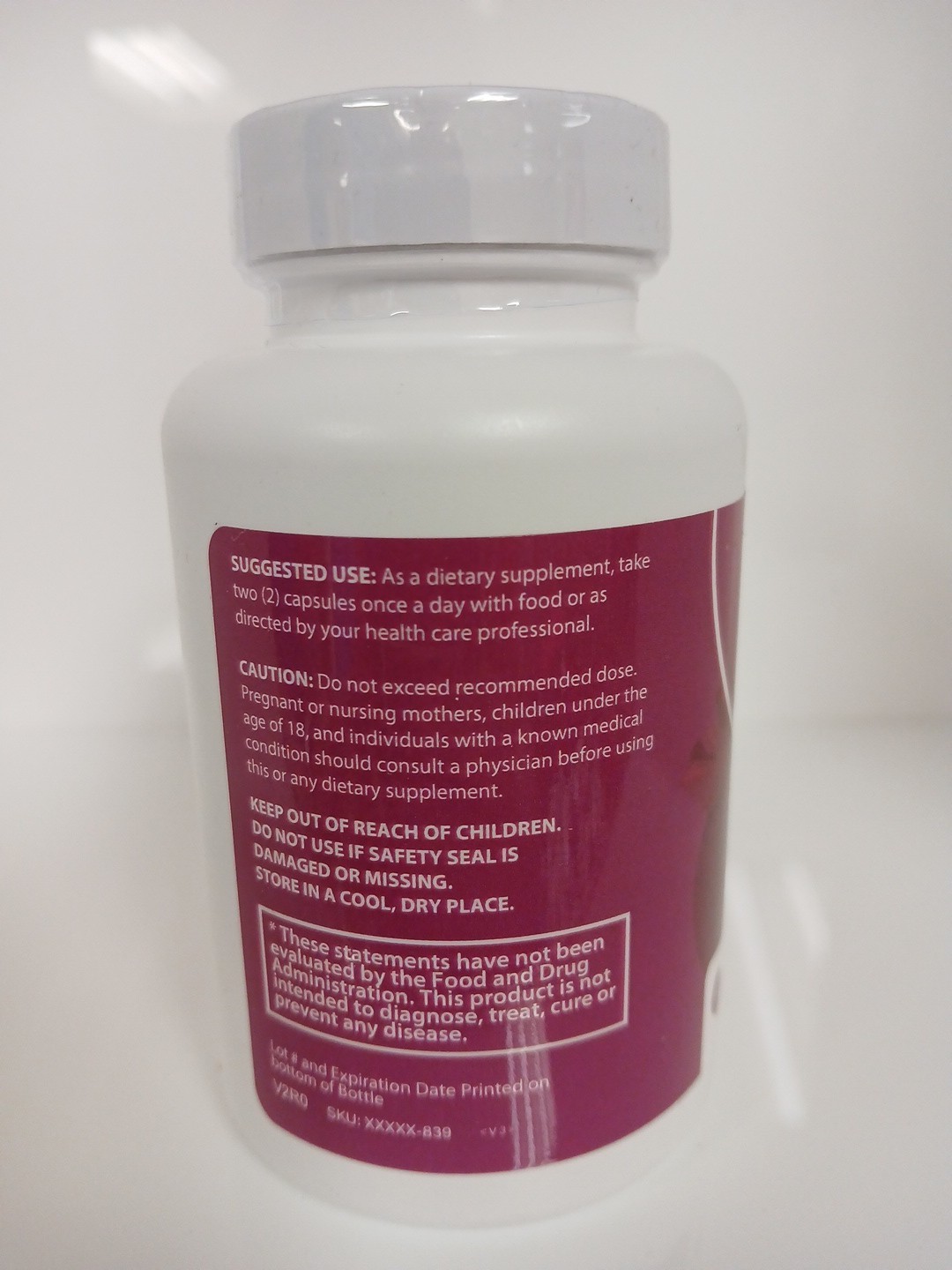 Rosabella Organic Beet Root Capsules – 1300mg – Sealed Container
