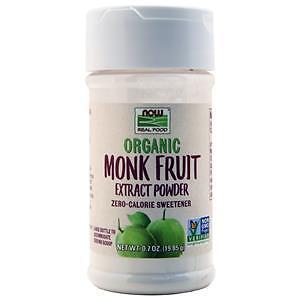 Now Organic Monk Fruit Extract Powder 0.7 oz