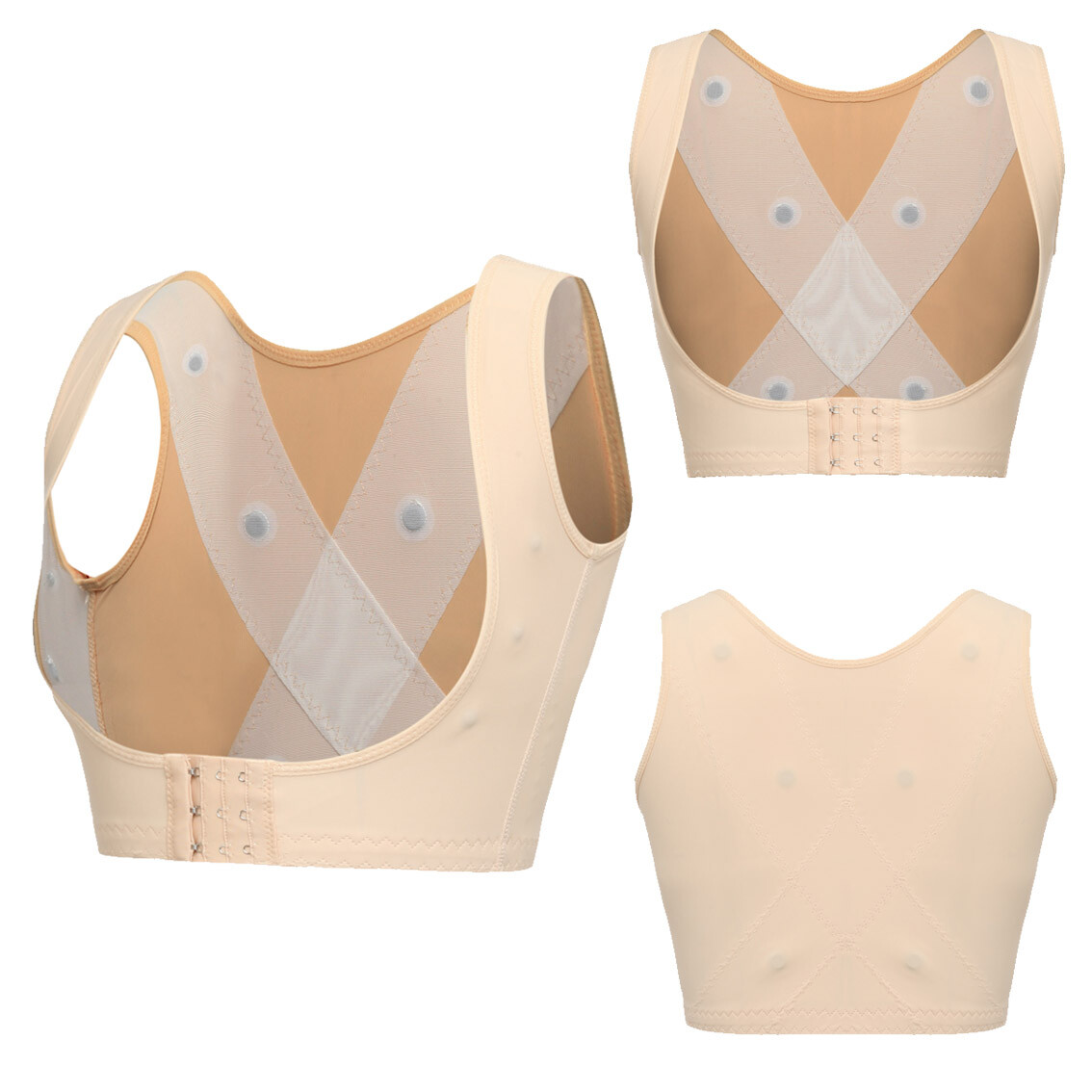 Womens Upper Arm Shaper Compression Sleeves Shapewear Crop Tops Arm Slimmer Vest