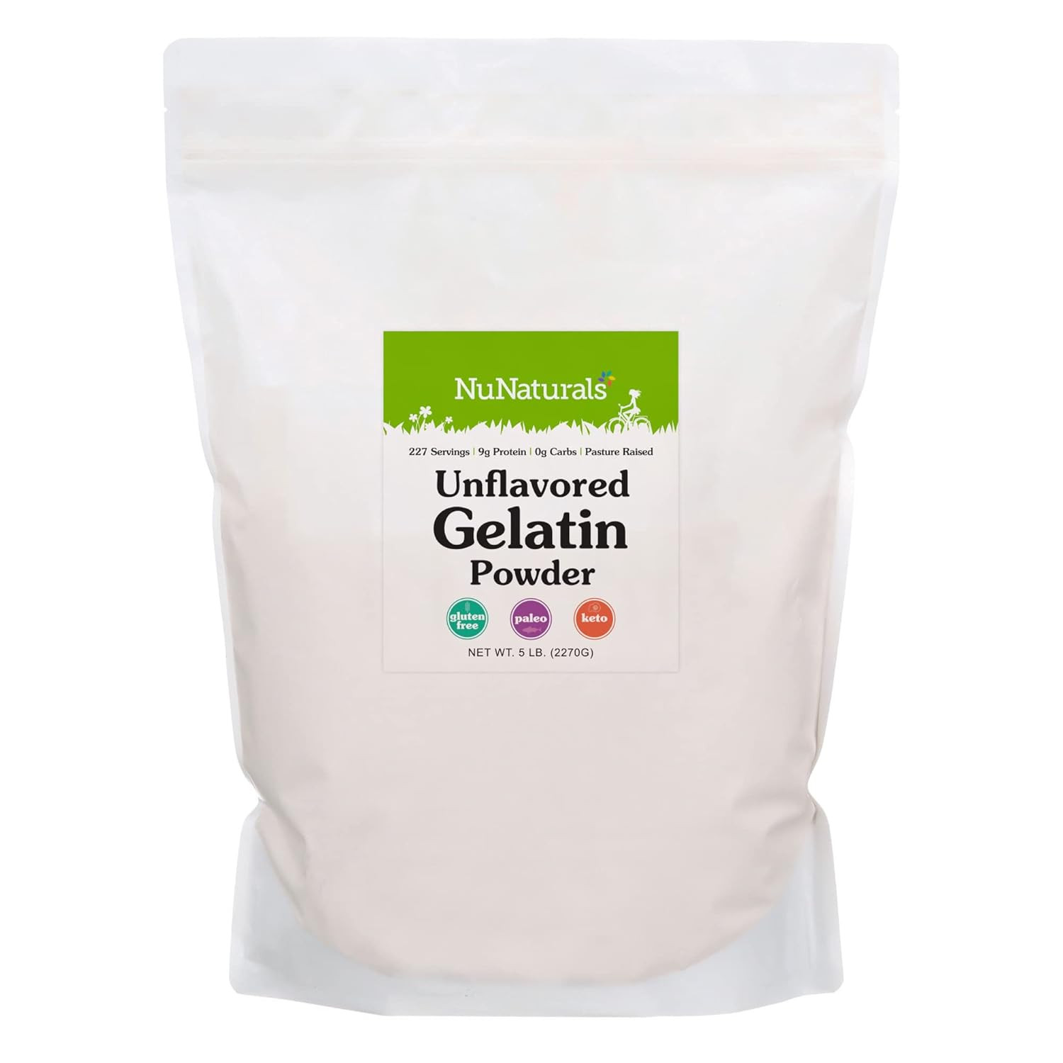 Unflavored Beef Gelatin Powder, Instantly Thickens, Stabilizes, and Texturizes,