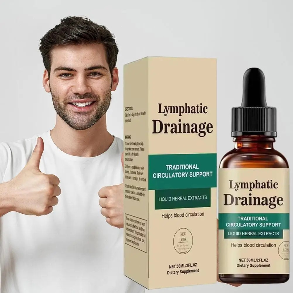Lymphatic Drainage Drops,Lymphoria,for Detox Bloat Relief & Immune Support 59ml