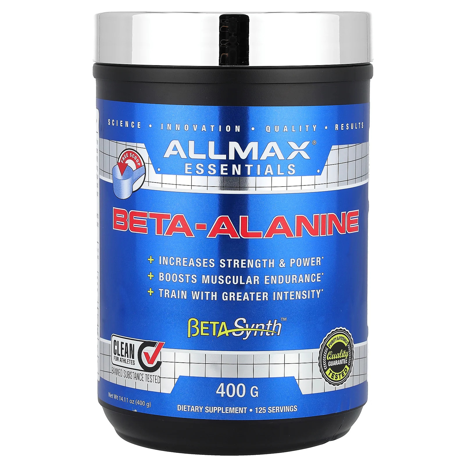 2 X ALLMAX, Essentials, Beta-Alanine, 14.11 oz (400 g)