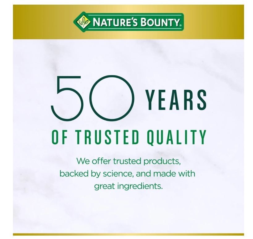Nature’s Bounty Zinc 50 mg 400 Tablet Support Immume System
