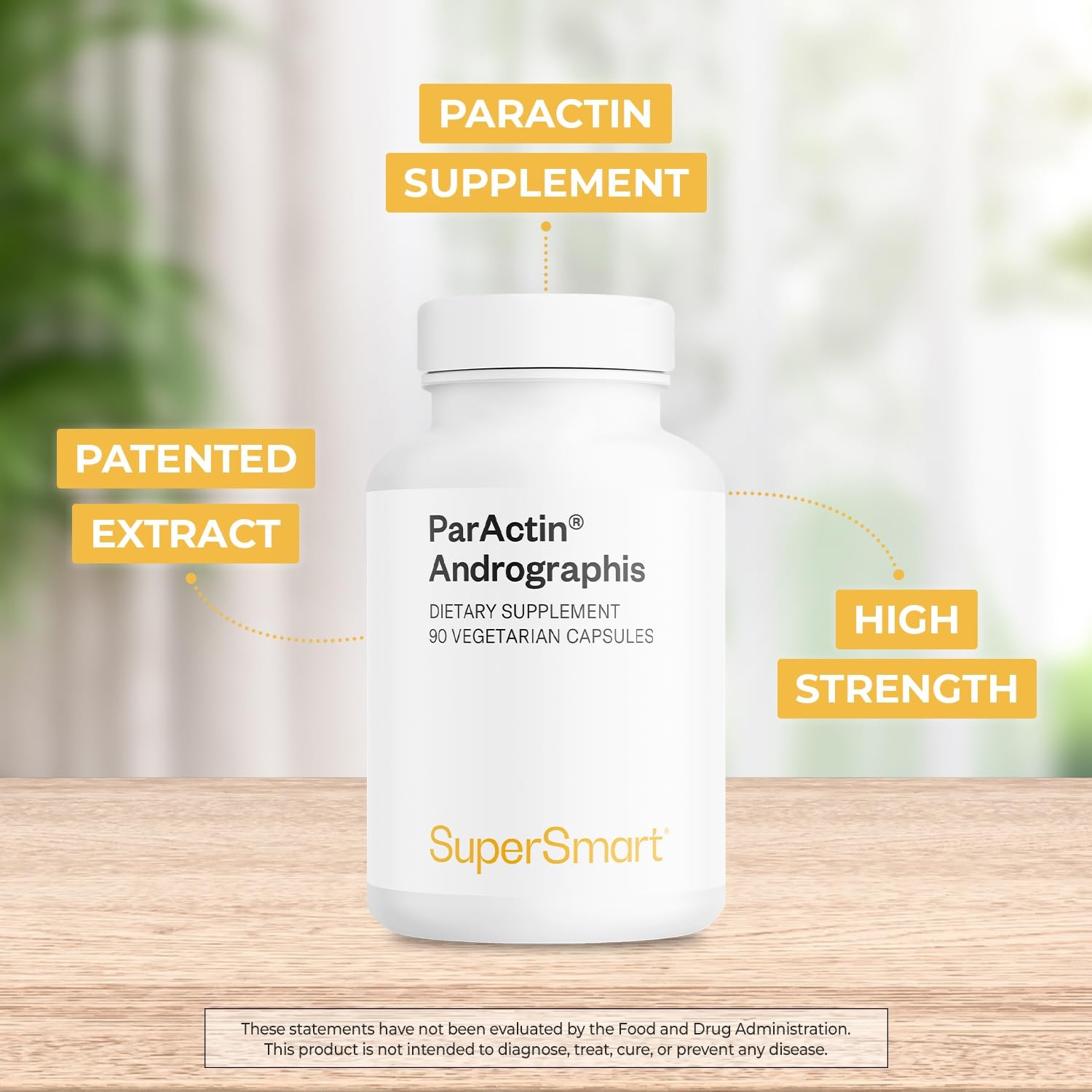 Supersmart – ParActin Supplement 300mg per Day (High 90 Count (Pack of 1)