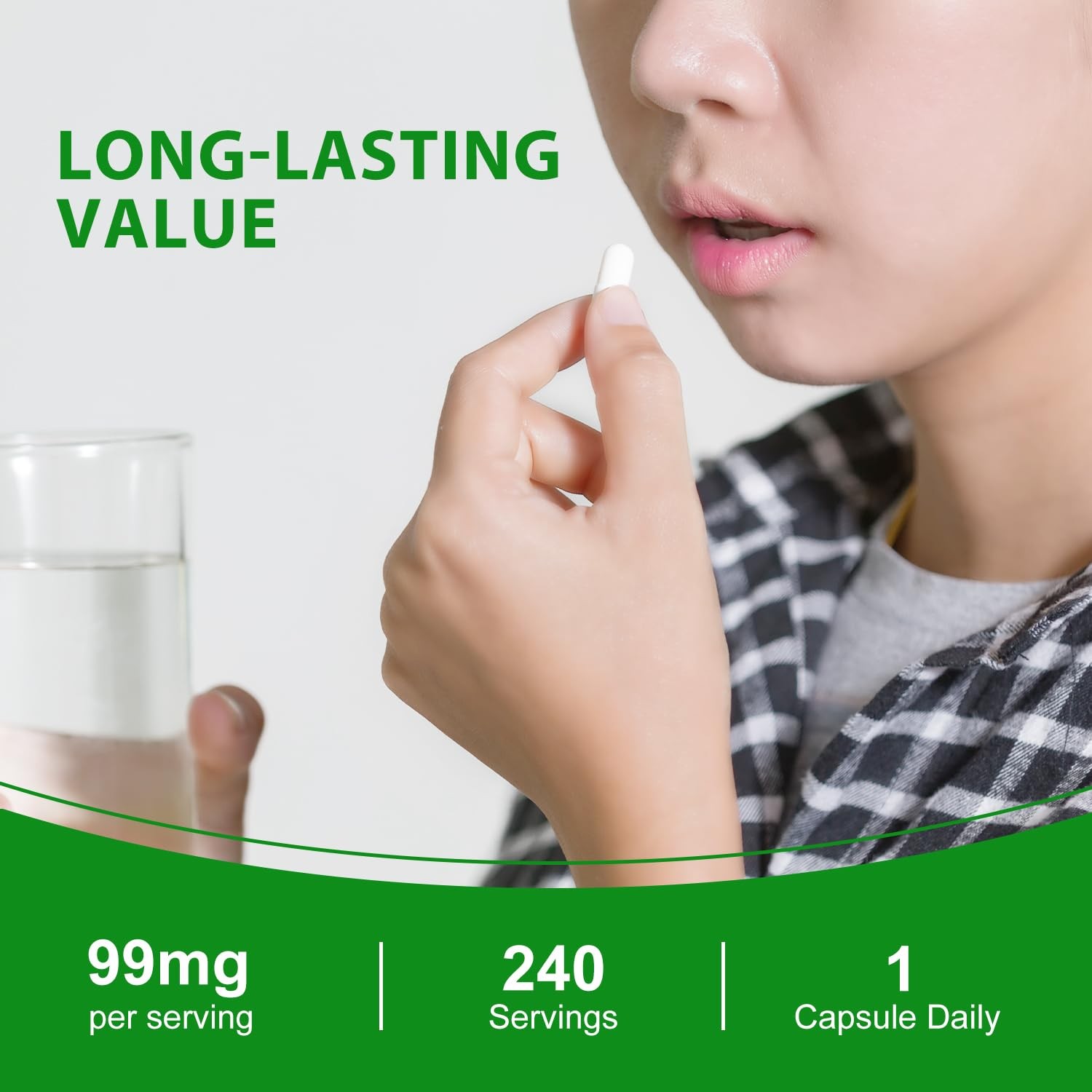 Heivy Potassium Citrate 99mg, 240 Capsules – Vegan, 240 Count (Pack of 1)