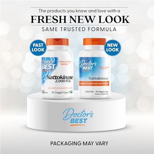 Doctor’s Best Nattokinase 2000 FU Supplement for Men & 90 Count (Pack of 1)
