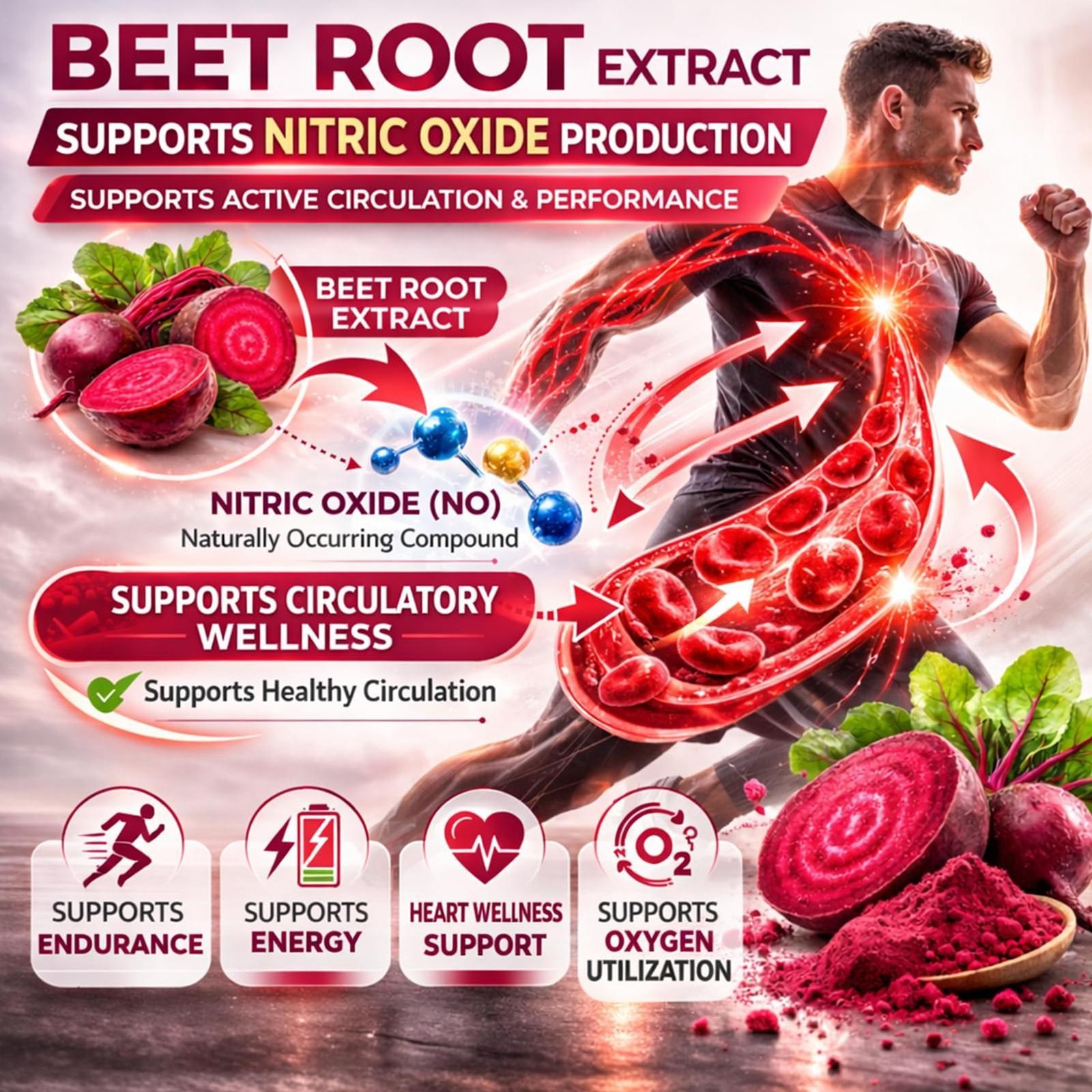 Capsules 1300mg, Lemeli Beet Root 60Capsules Supplement Extract Lemeli Beetroot