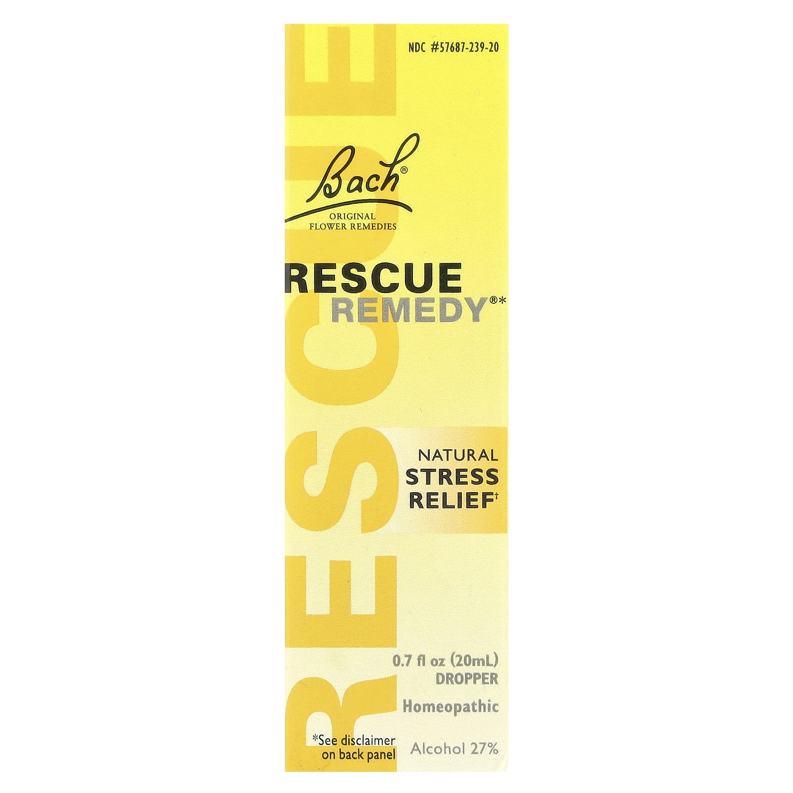 Original Flower Remedies, Rescue Remedy®, Natural Stress Relief, 0.7 fl oz (20