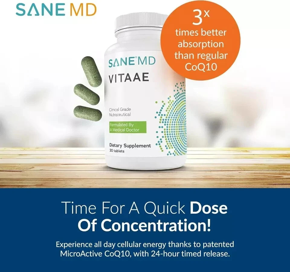 SANE MD Vitaae – Throat Phlegm, Coughing, And Brain Support – Citicoline For And