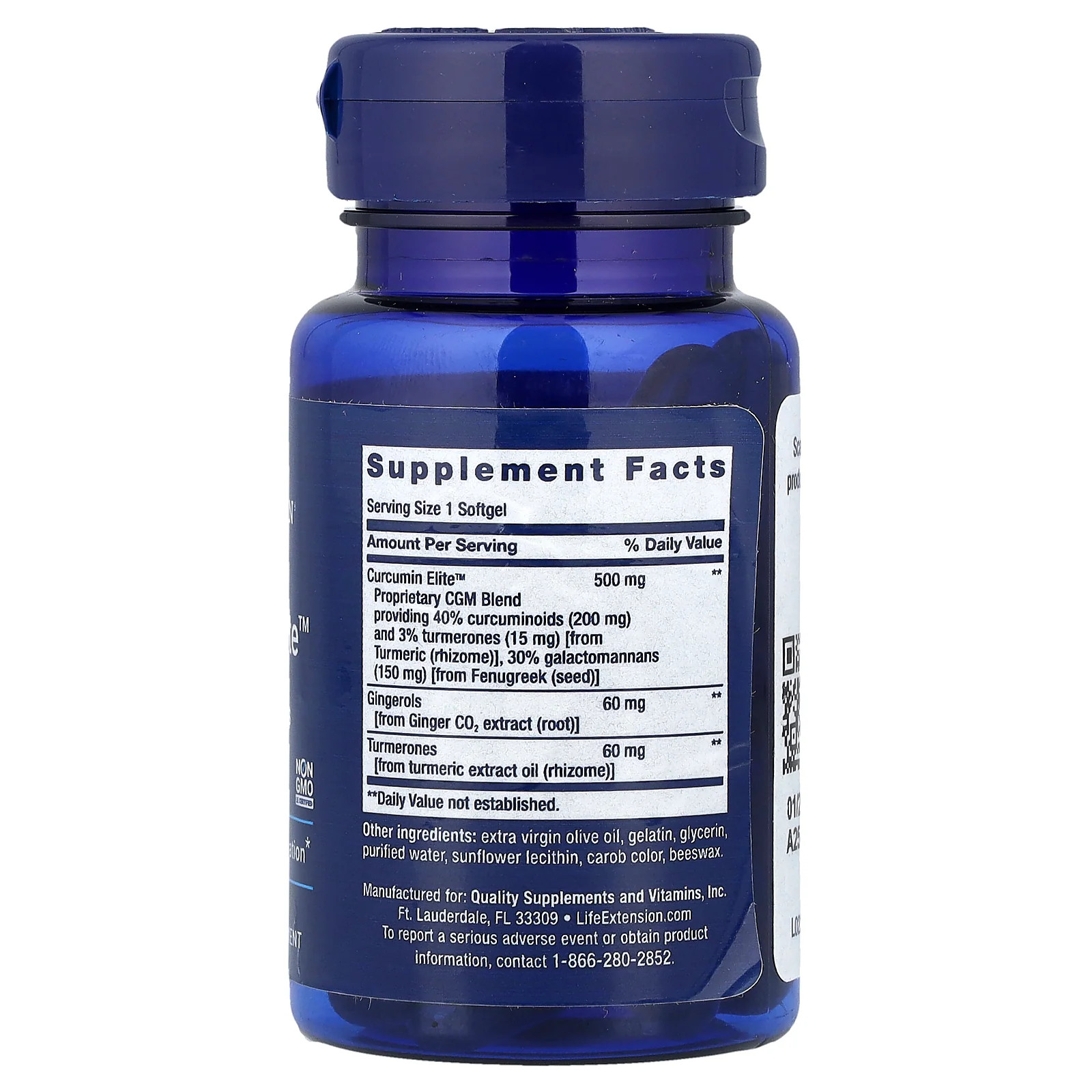 2 X Life Extension, Advanced Curcumin Elite�, Turmeric Extract, Ginger & Turmer