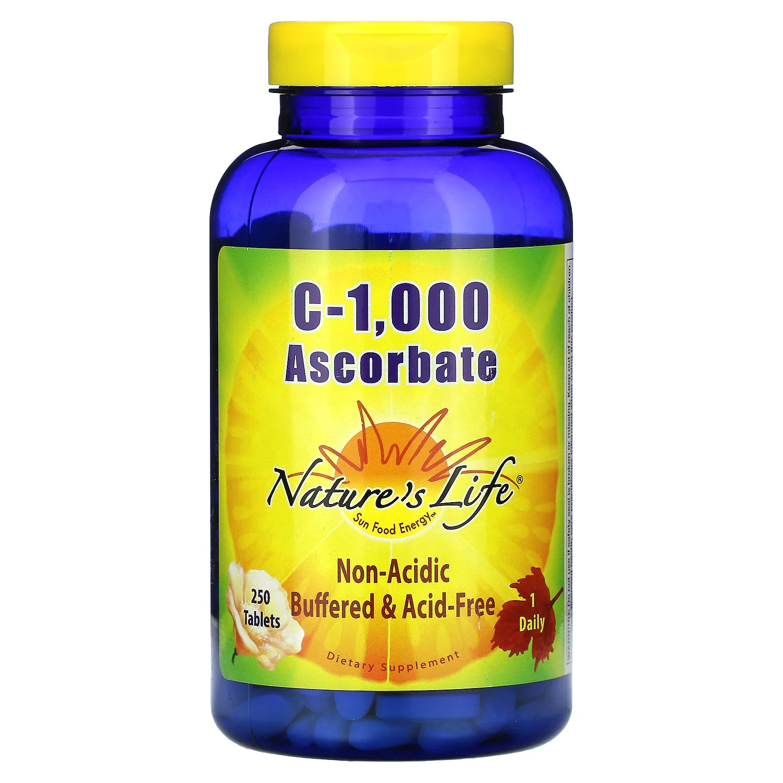 2 X Nature’s Life, C-1,000 Ascorbate, 250 Tablets