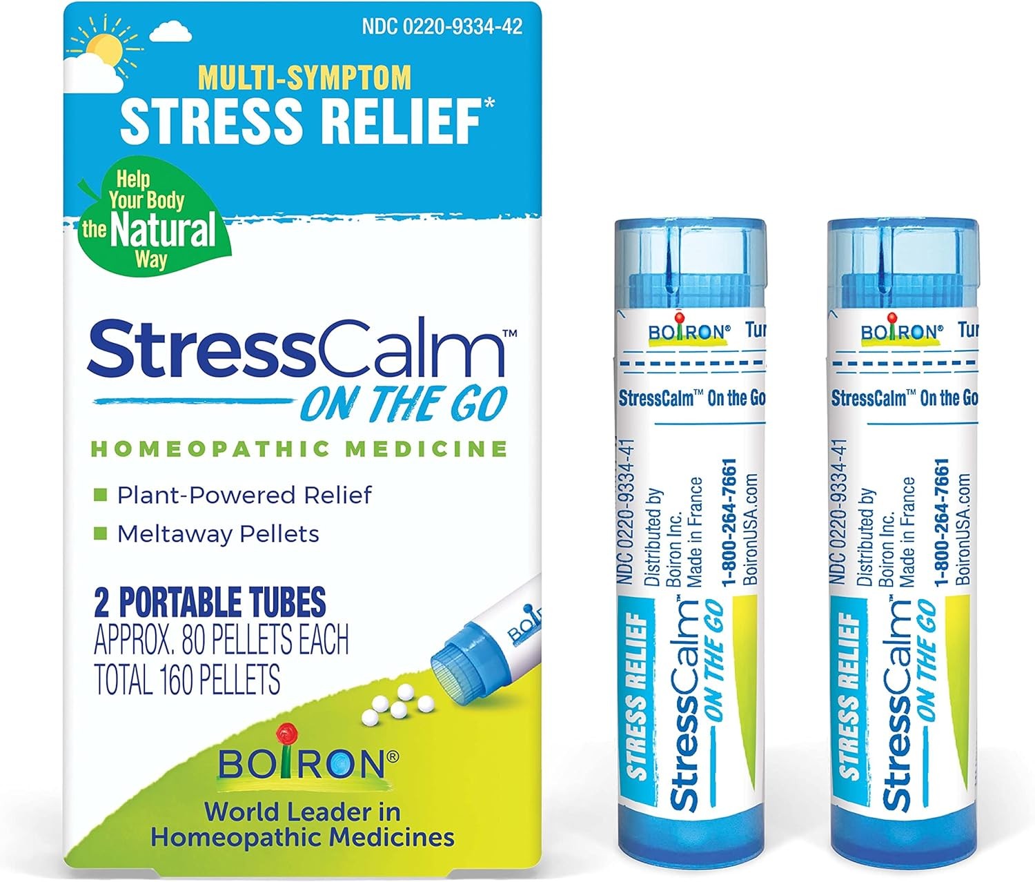 Boiron StressCalm On The Go for Relief of Stress, Anxiousness, Nervousness, Irri