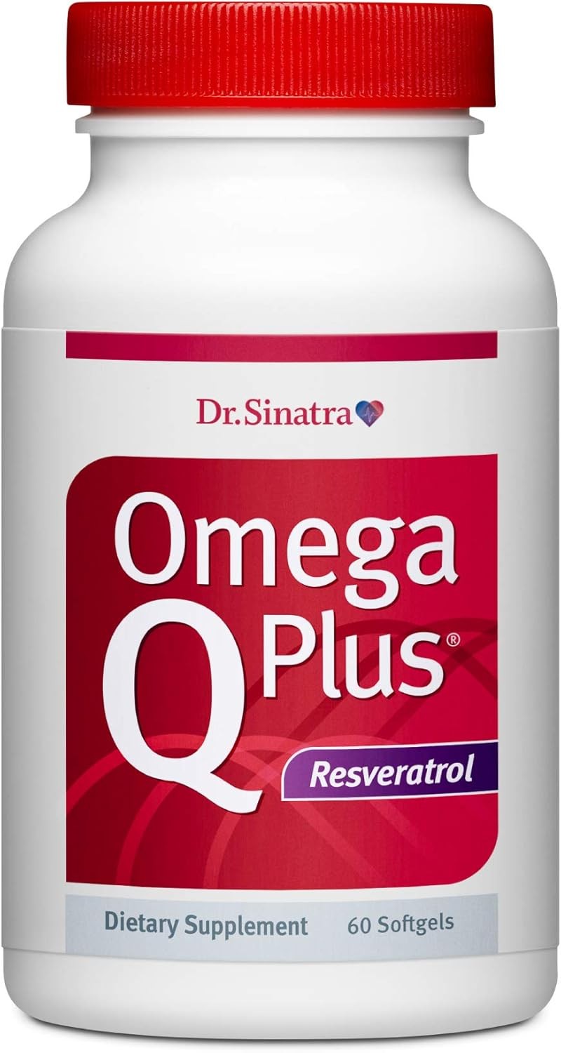 Dr. Sinatra Omega Q Plus Resveratrol – Omega-3 Supplement with CoQ10 and Resve
