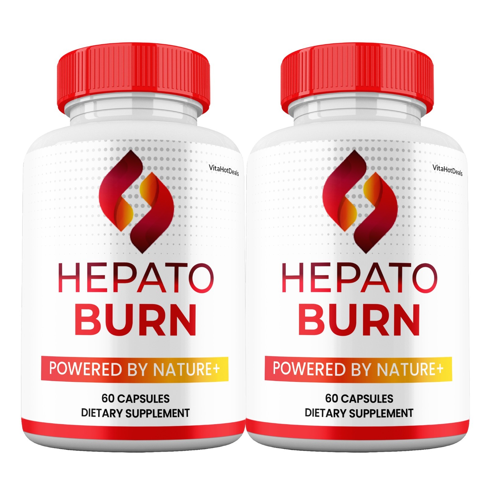 Hepato Burn Capsules, Max Strength All Natural HepatoBurn Pills (2 Pack)