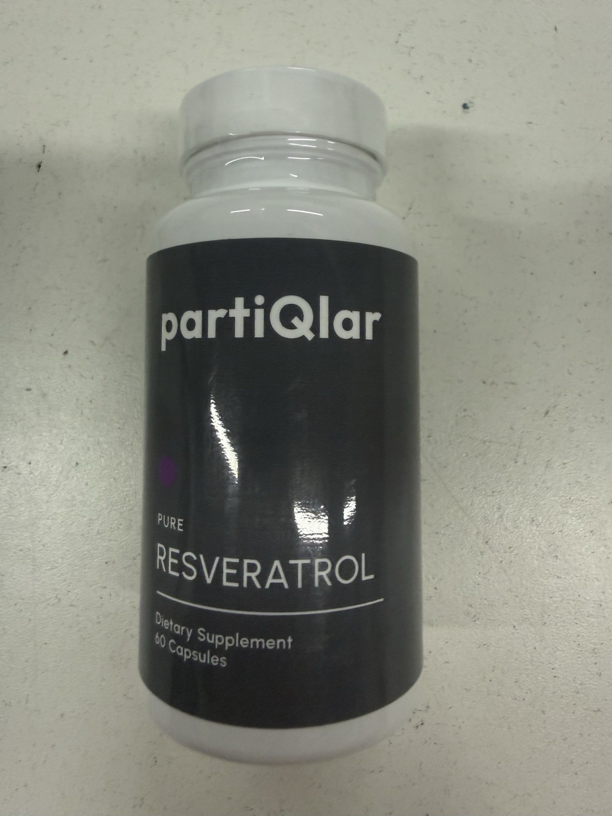partiQlar Pure Resveratrol Dietary Supplement 500mg 60 Capsules