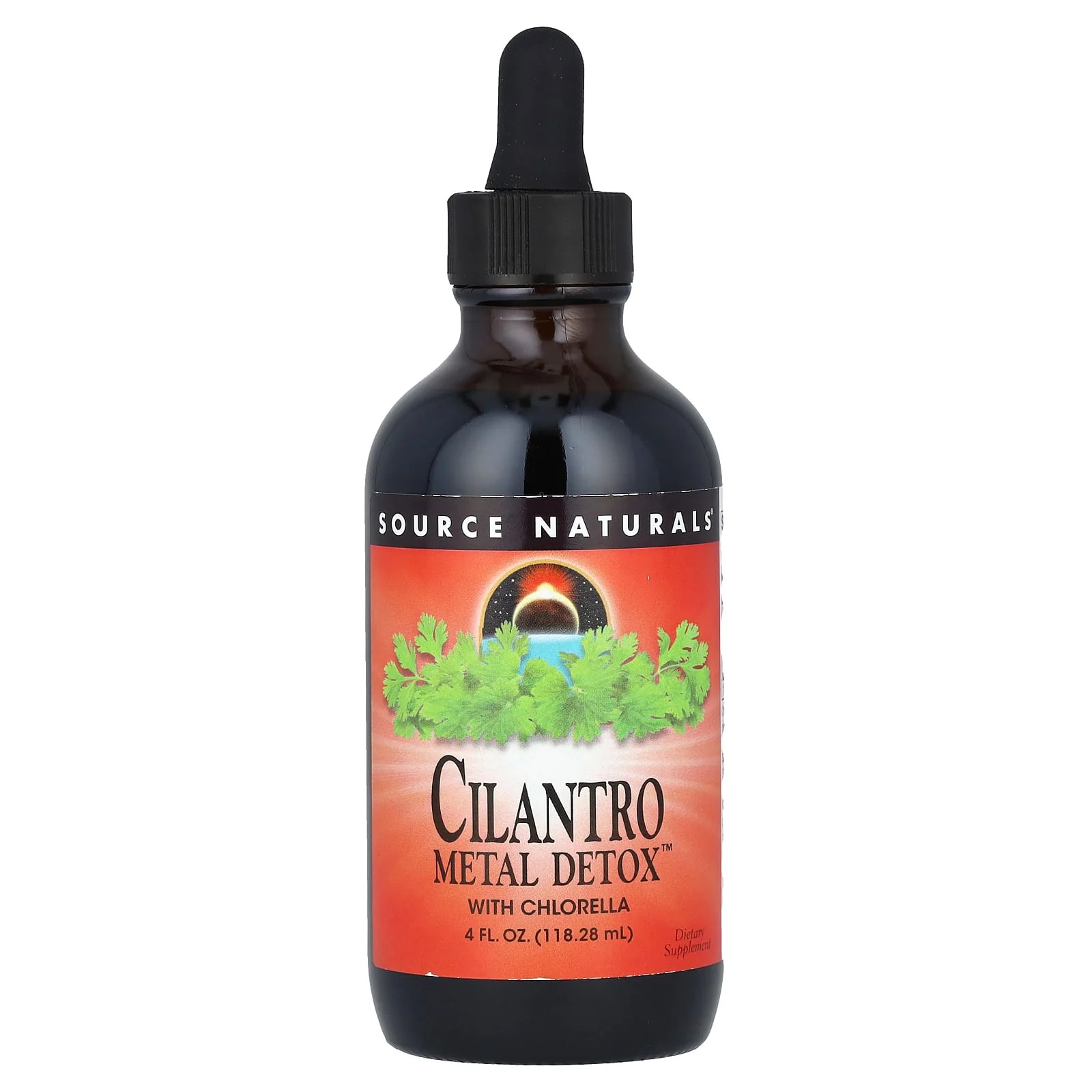 2 X Source Naturals, Cilantro Metal Detox� With Chlorella, 4 fl oz (118.28 ml)