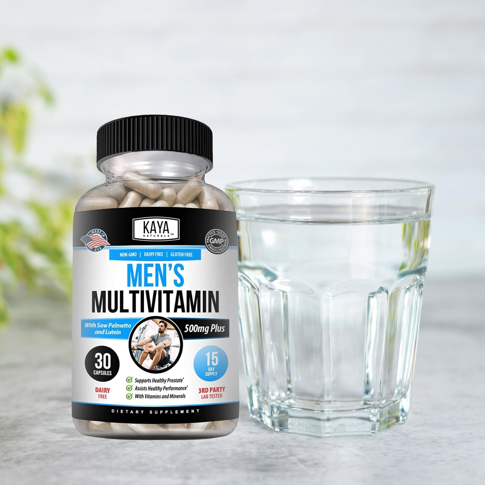 Kaya Naturals Multivitamin for Men – Men’s Prostate 30 Count (Pack of 1)