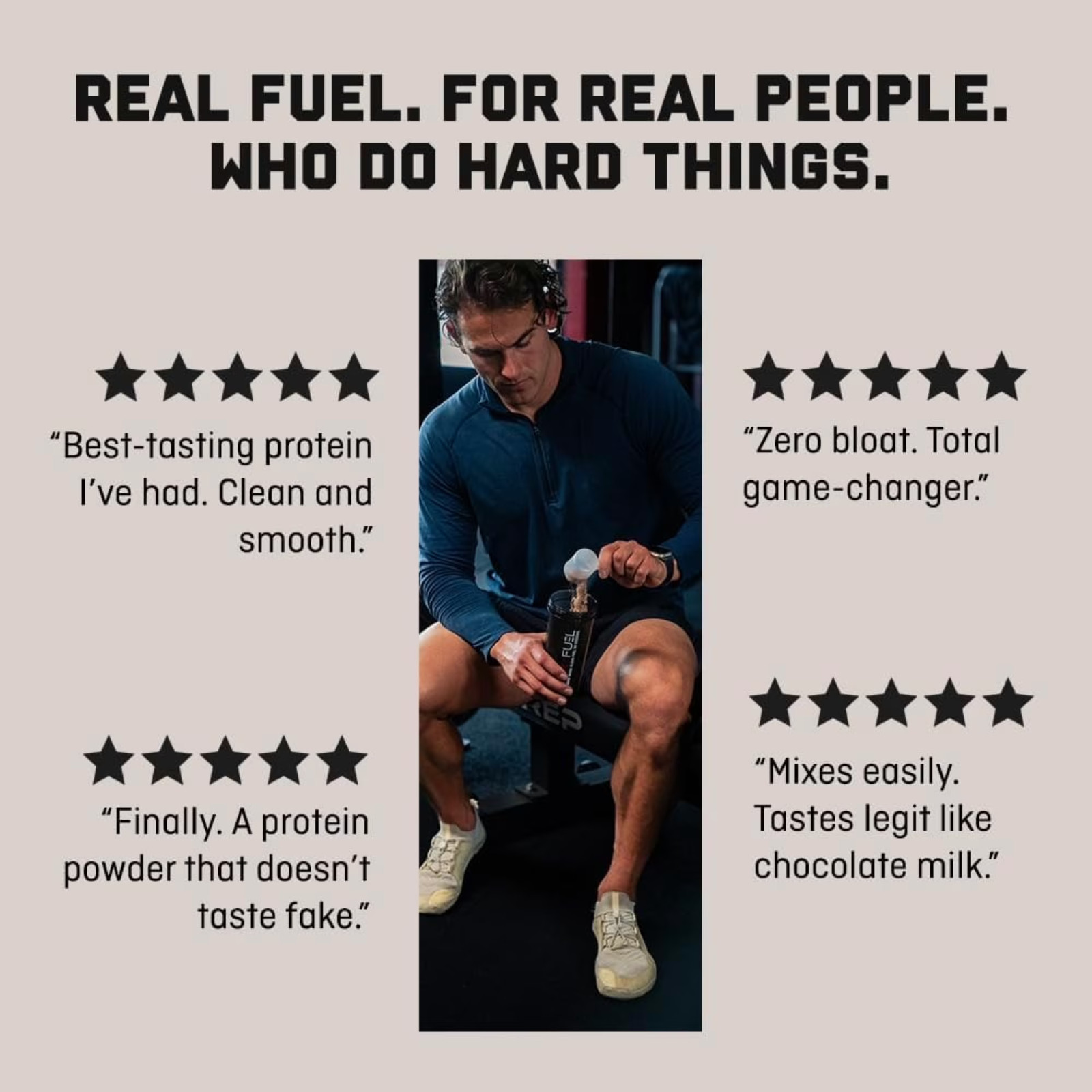 Jocko Fuel Whey Protein Powder Vanilla 22g Protein Probiotic No Sugar 18 Serving