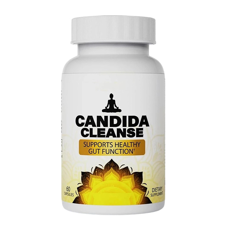 Candida Cleanse 60 Capsules – Gut & Colon Support, organic Herbs for Intestinal