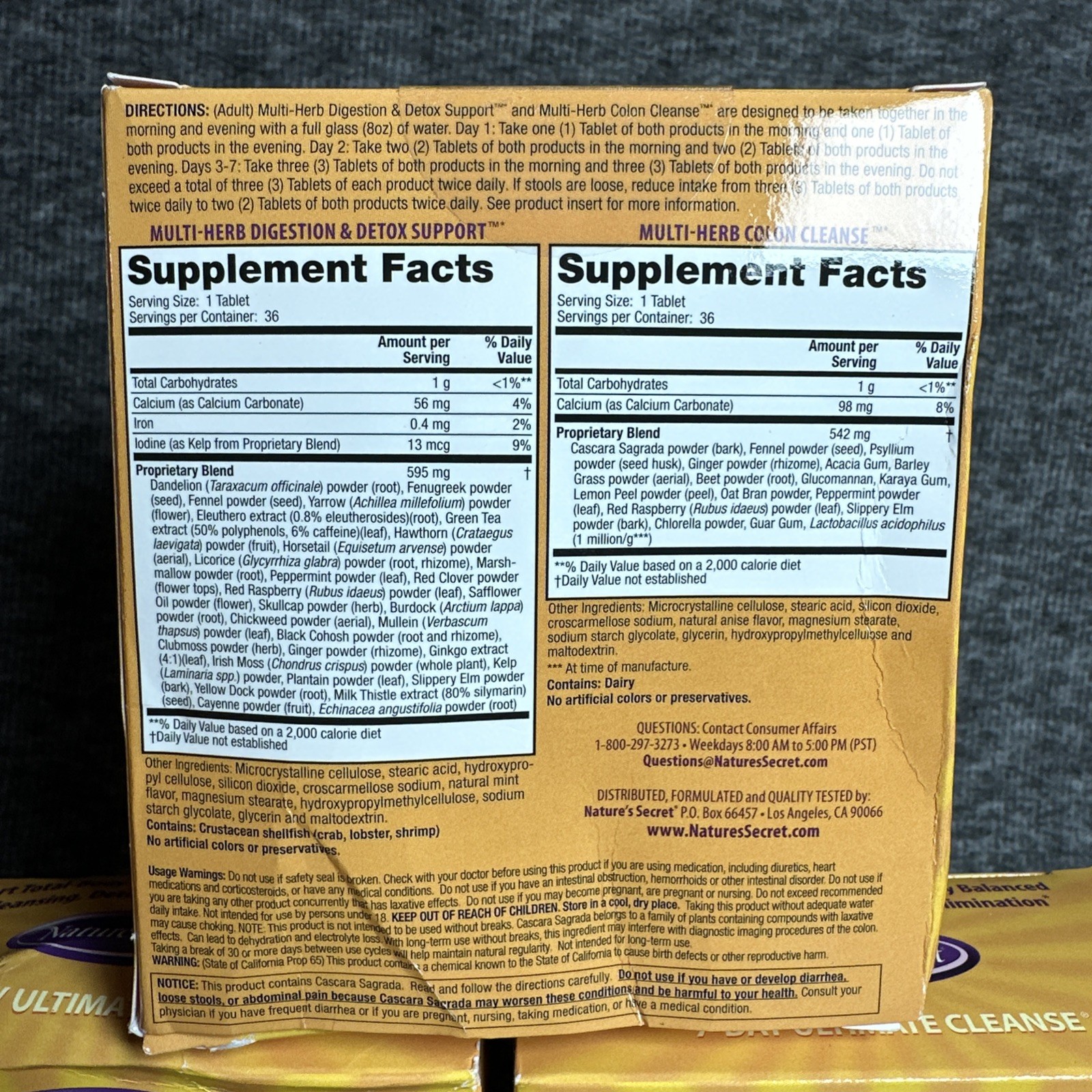 Lot of 3 Boxes Secret 7-Day Ultimate Cleanse the Original 2 Bottle EXP: 5/27