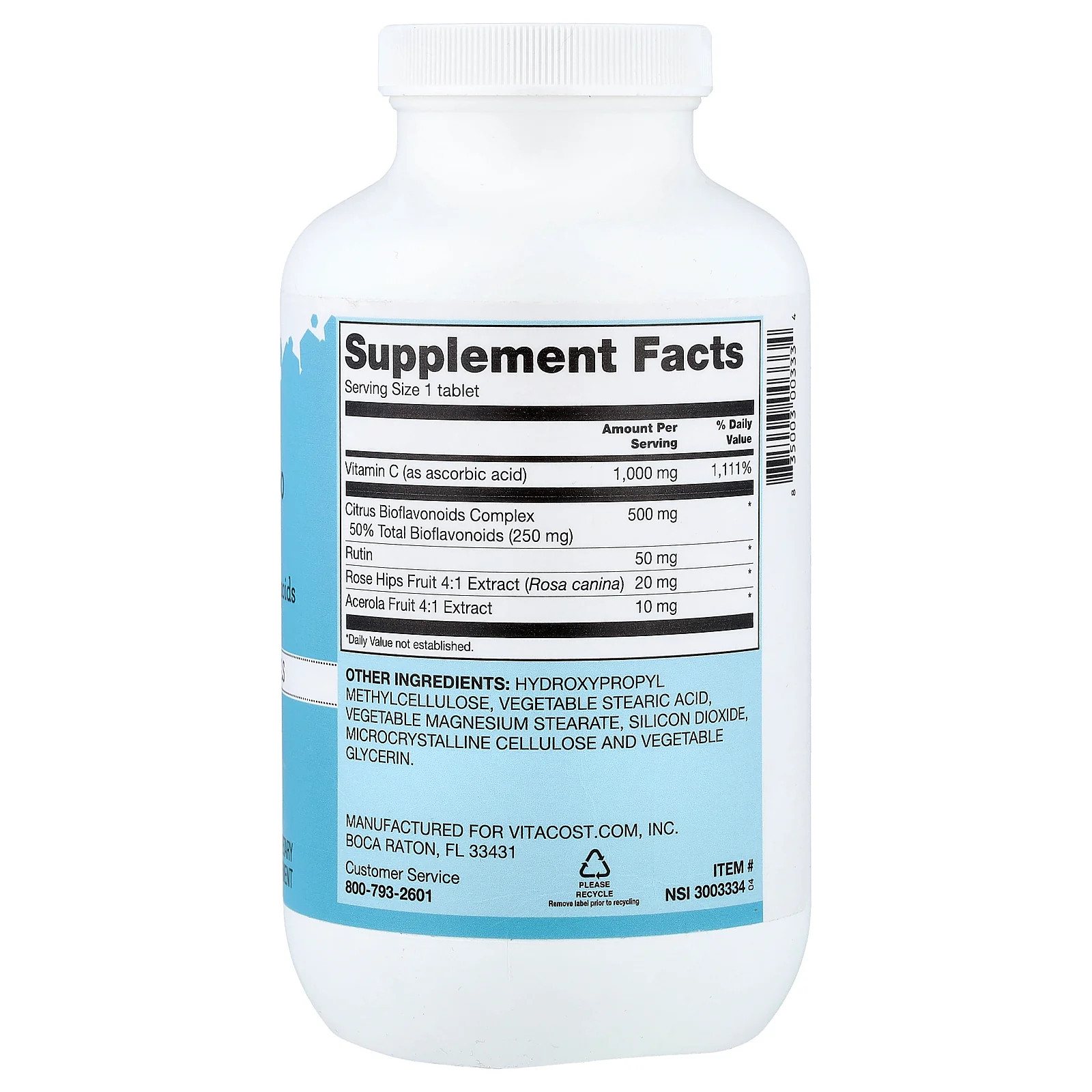 2 X Vitacost, Vitamin C-1000 Complex Including Citrus Bioflavonoids, 300 Tablet