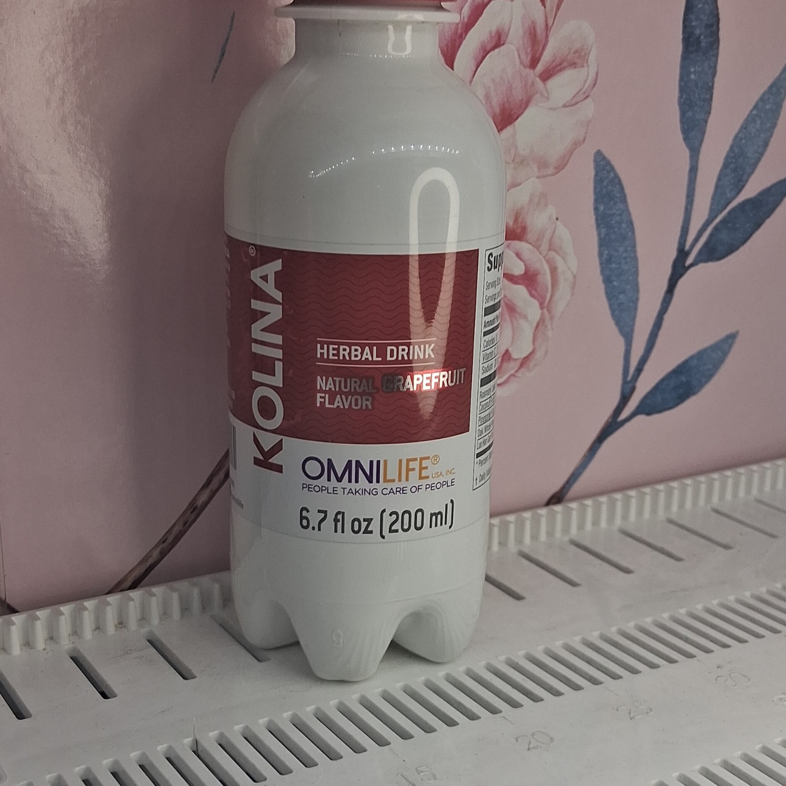 Omnilife Kolina Herbal Drink Grapefruit Flavor 6.7 fl oz (200 ml)